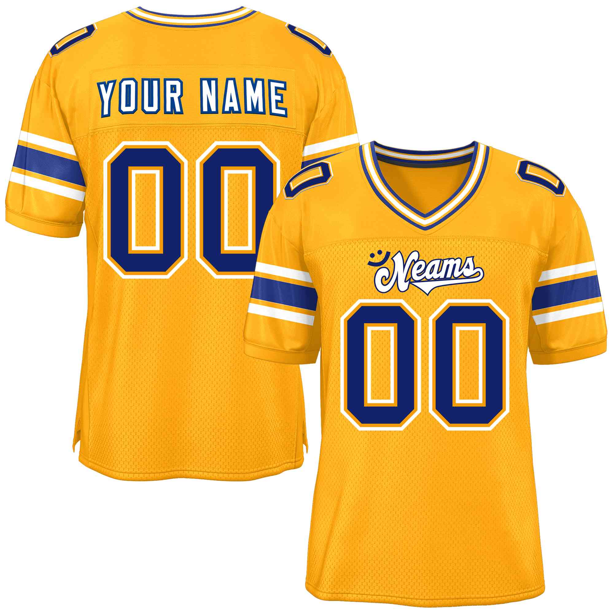 Custom Red Navy-White Classic Style Mesh American Football Jersey | KXKSHOP