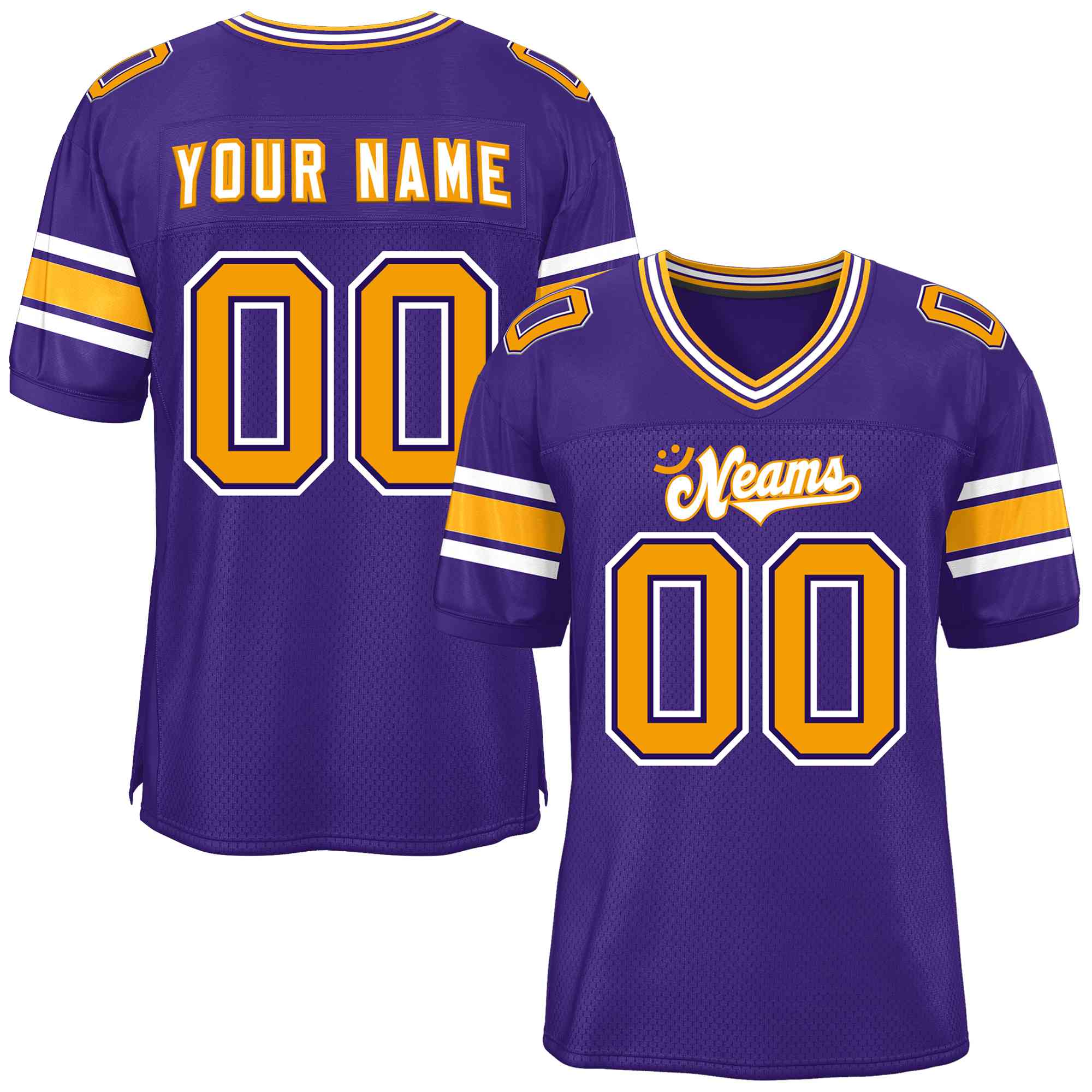 Custom Red Navy-White Classic Style Mesh American Football Jersey | KXKSHOP