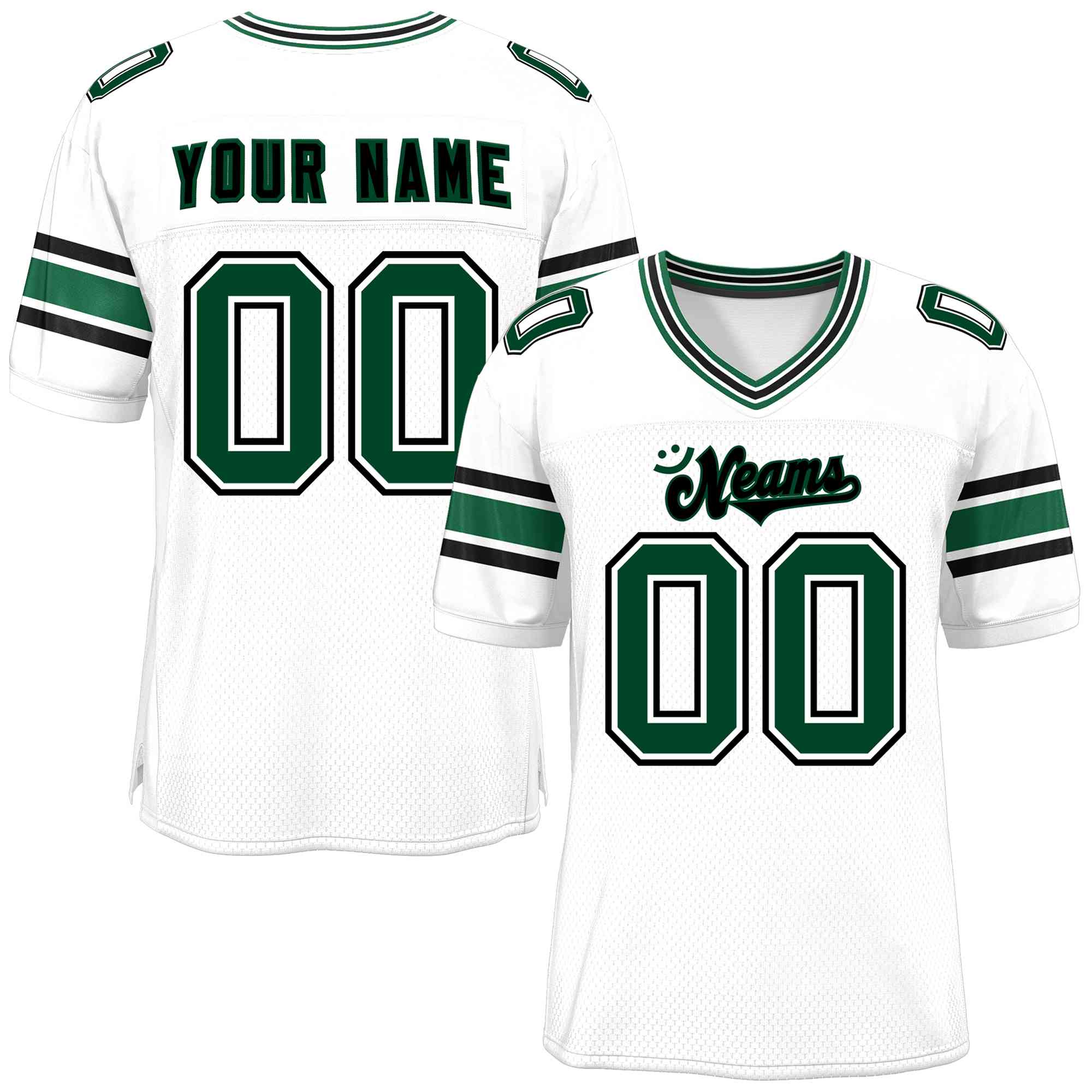 Custom Red Navy-White Classic Style Mesh American Football Jersey | KXKSHOP