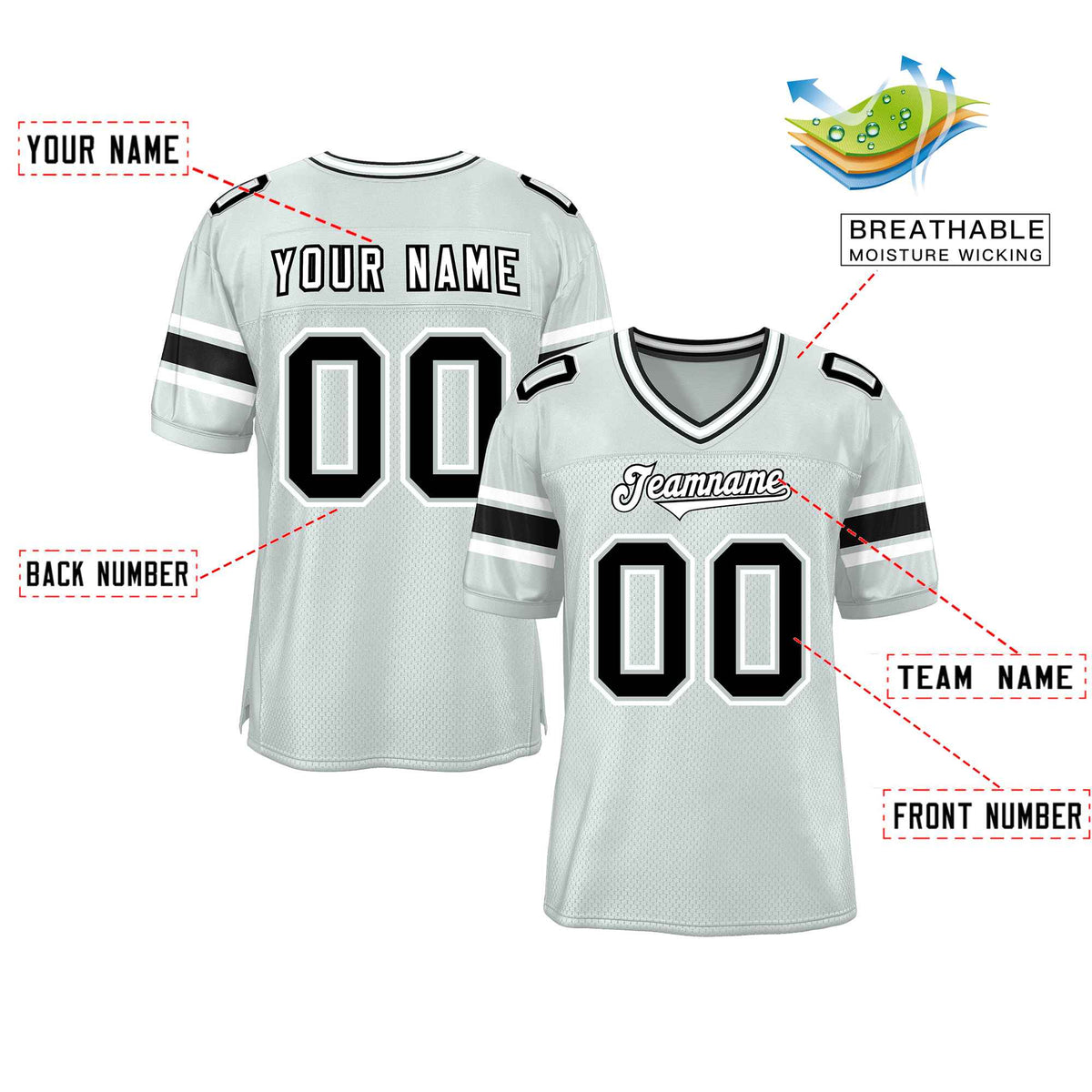 Custom Red Navy-White Classic Style Mesh American Football Jersey | KXKSHOP