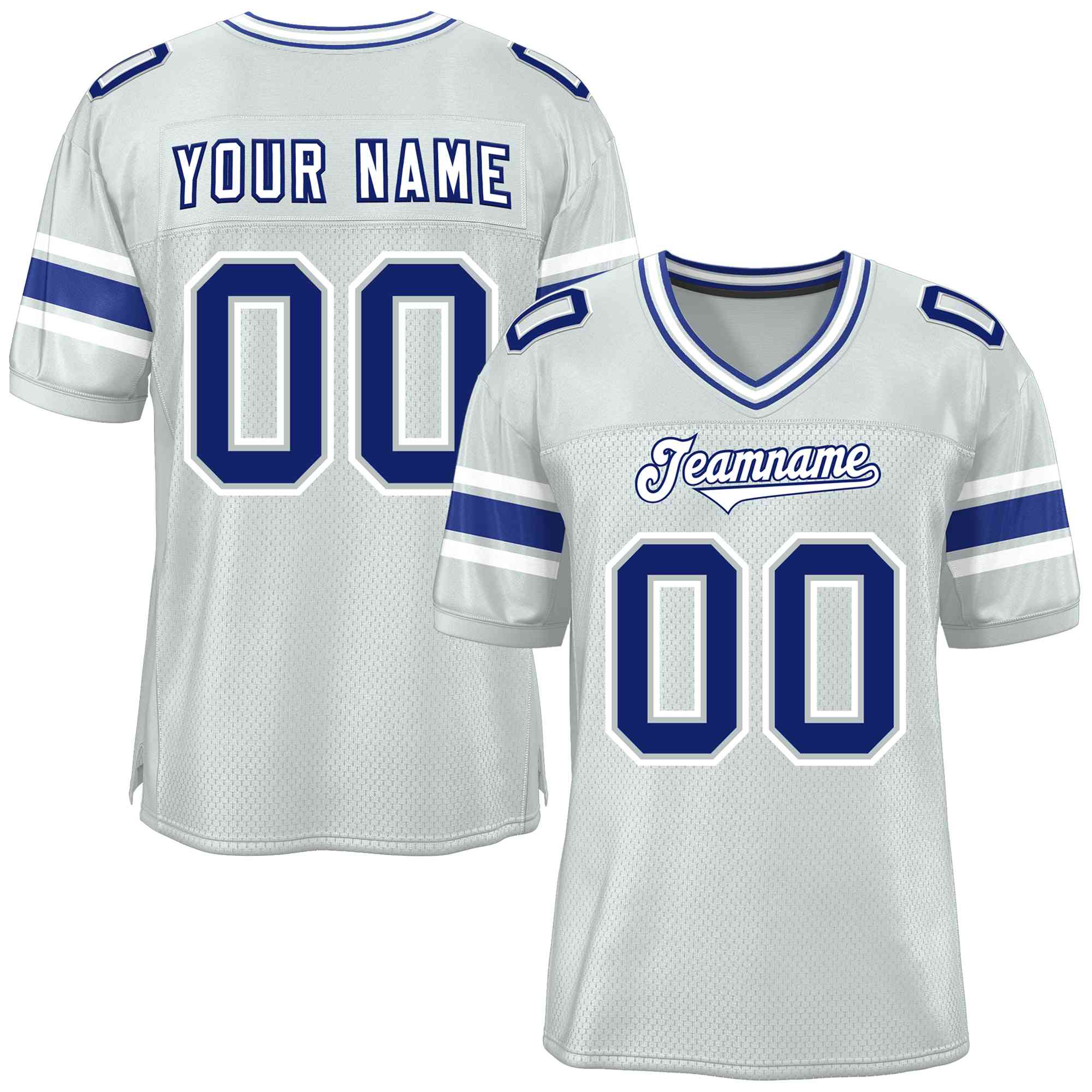 Custom Red Navy-White Classic Style Mesh American Football Jersey | KXKSHOP