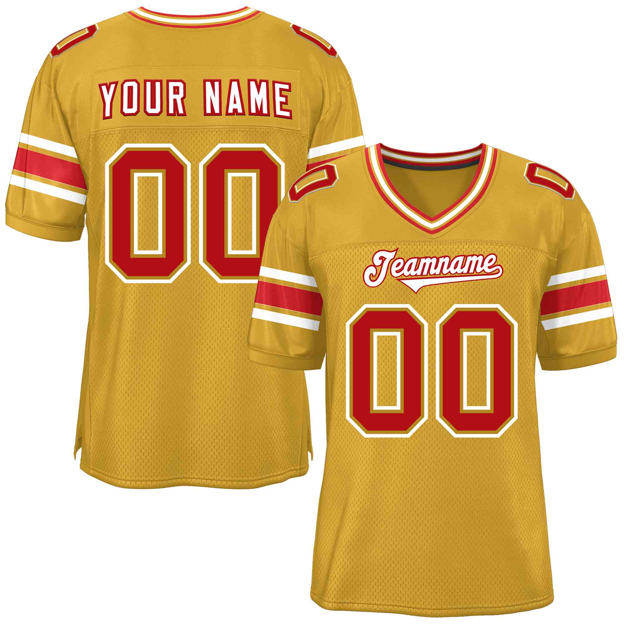 Custom Red Navy-White Classic Style Mesh American Football Jersey | KXKSHOP