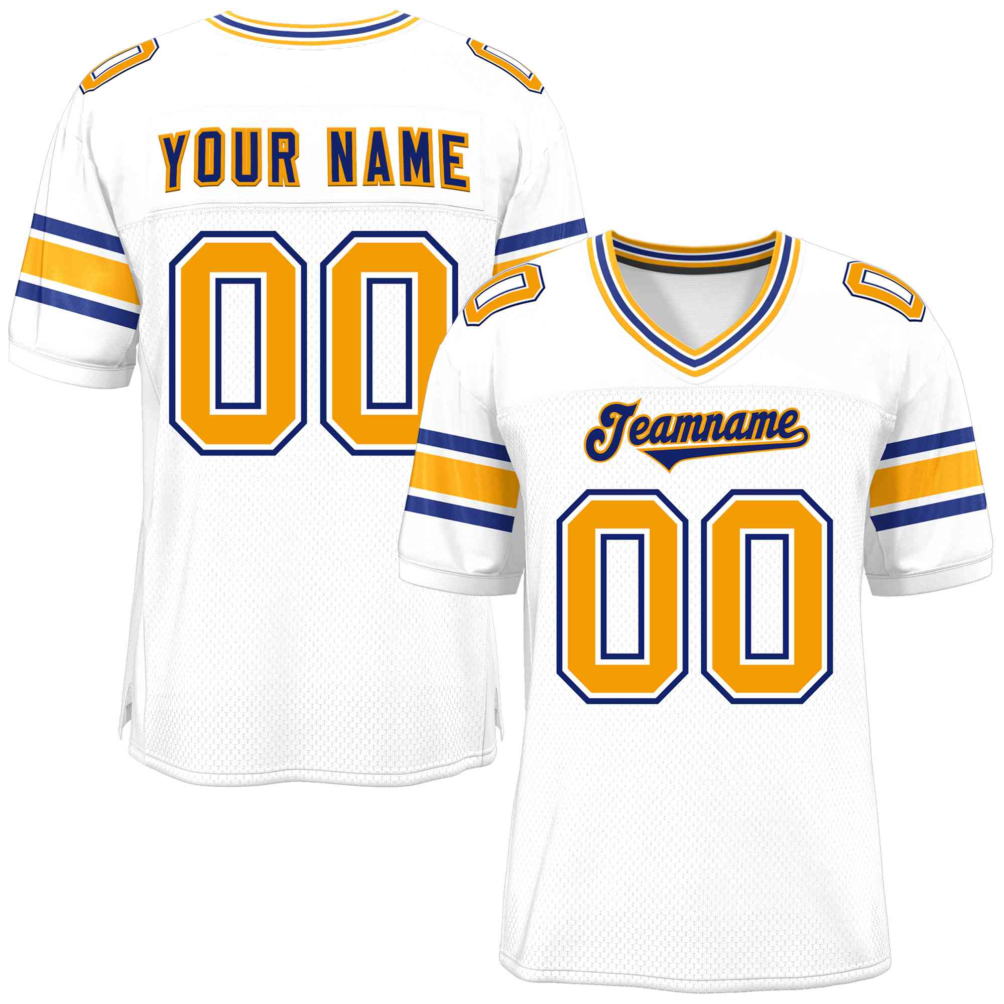 Custom Red Navy-White Classic Style Mesh American Football Jersey | KXKSHOP