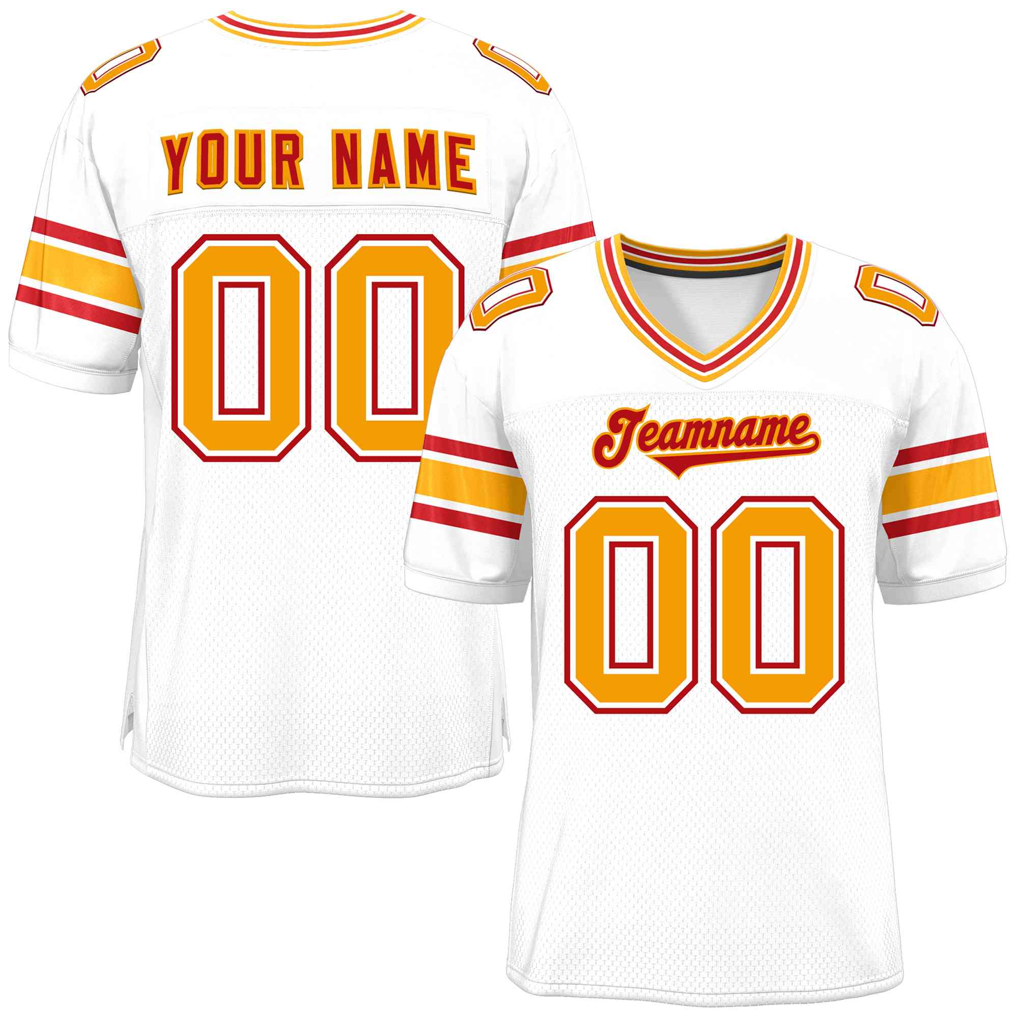 Custom Red Navy-White Classic Style Mesh American Football Jersey | KXKSHOP