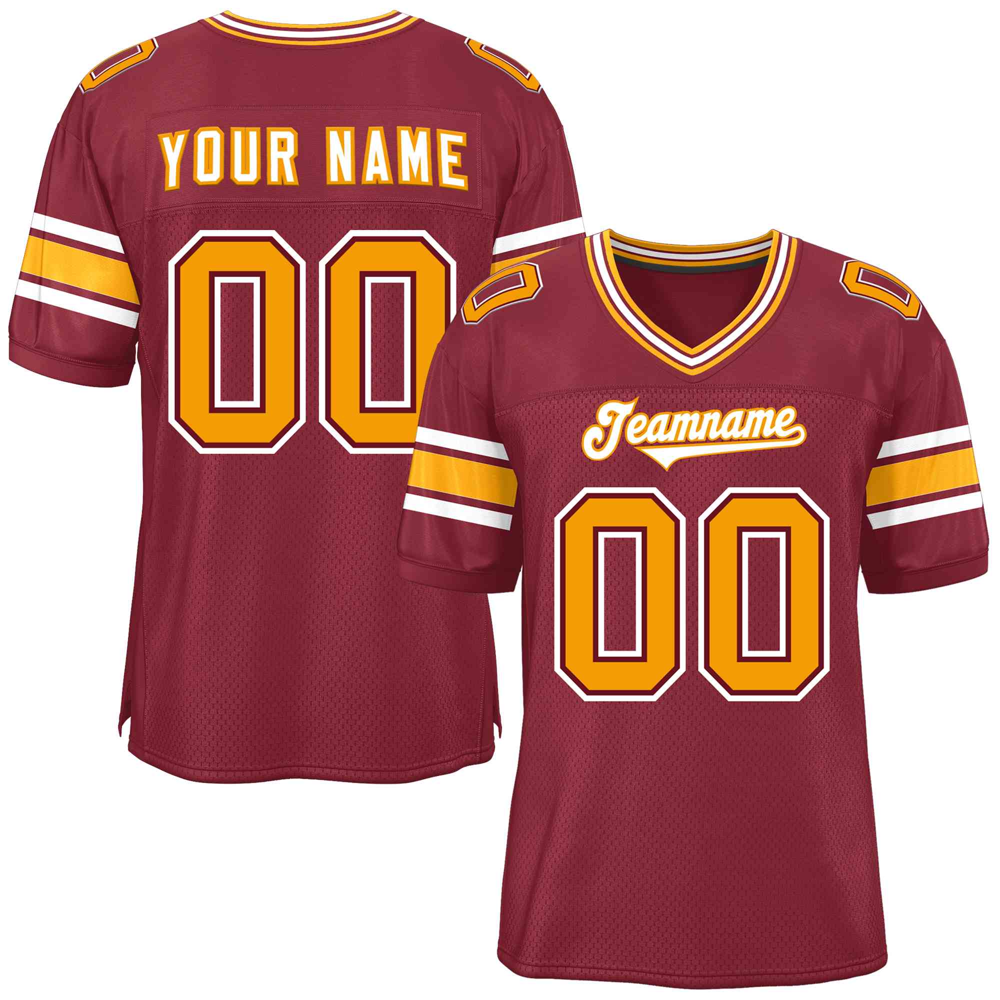 Custom Red Navy-White Classic Style Mesh American Football Jersey | KXKSHOP