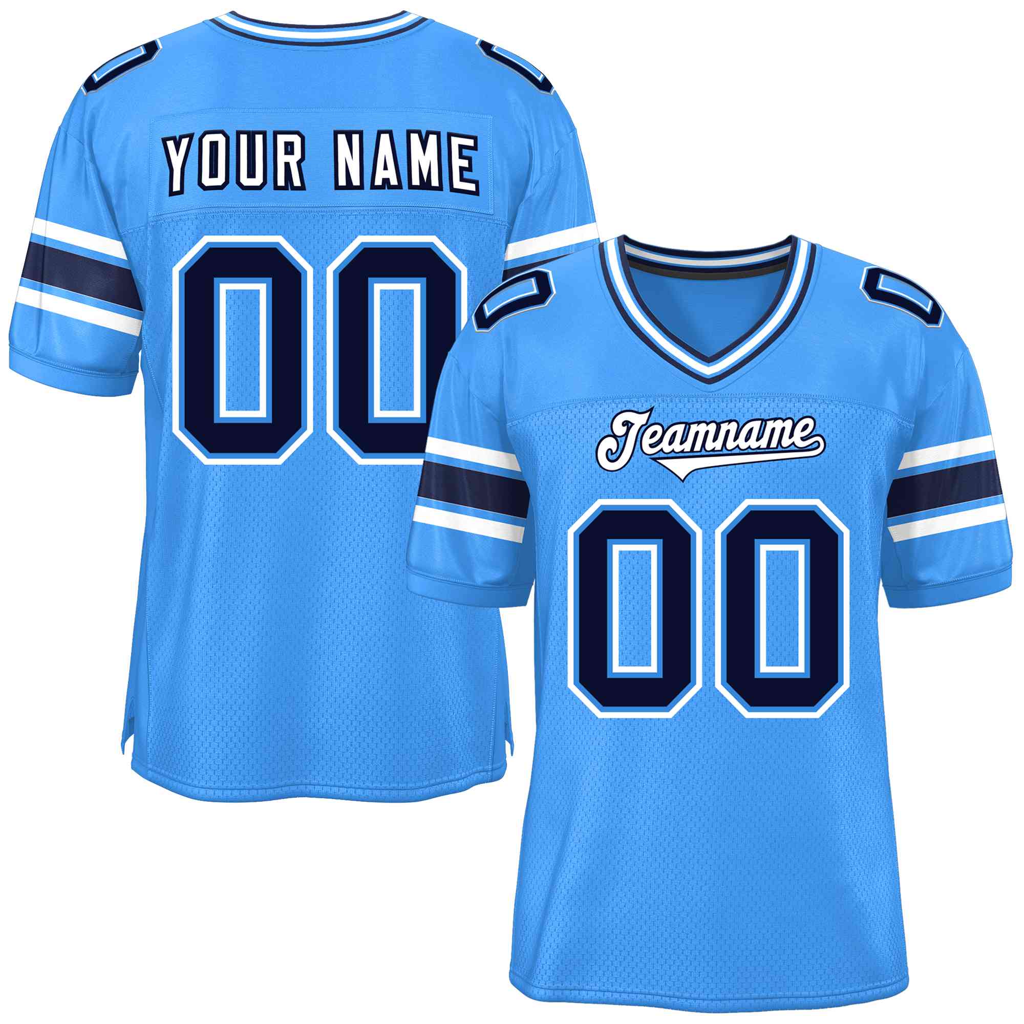 Custom Red Navy-White Classic Style Mesh American Football Jersey | KXKSHOP