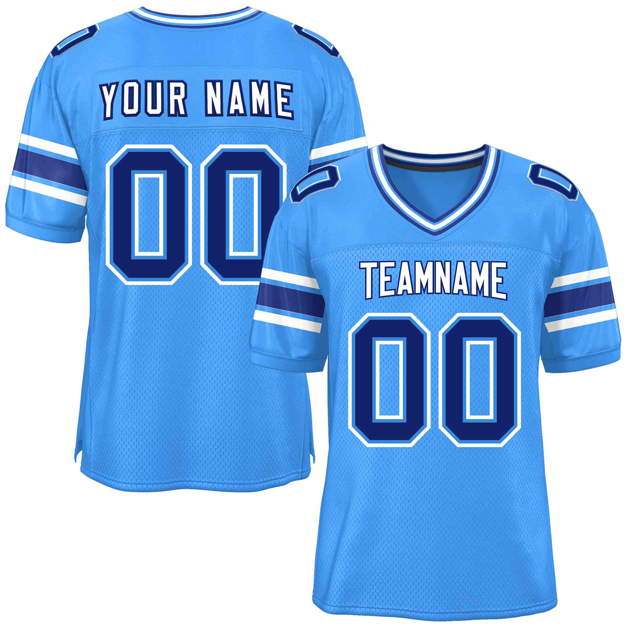 Custom Red Navy-White Classic Style Mesh American Football Jersey | KXKSHOP
