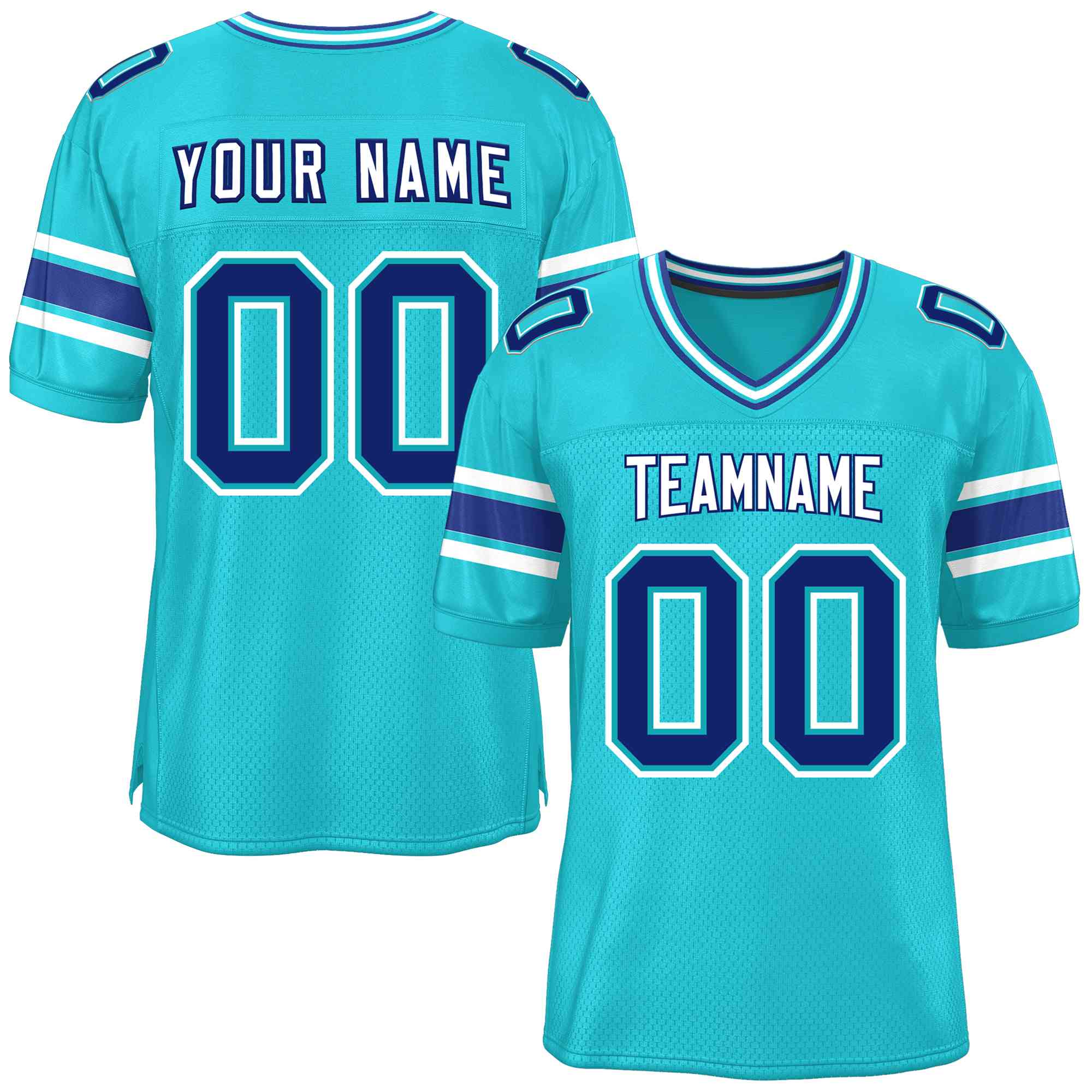 Custom Red Navy-White Classic Style Mesh American Football Jersey | KXKSHOP