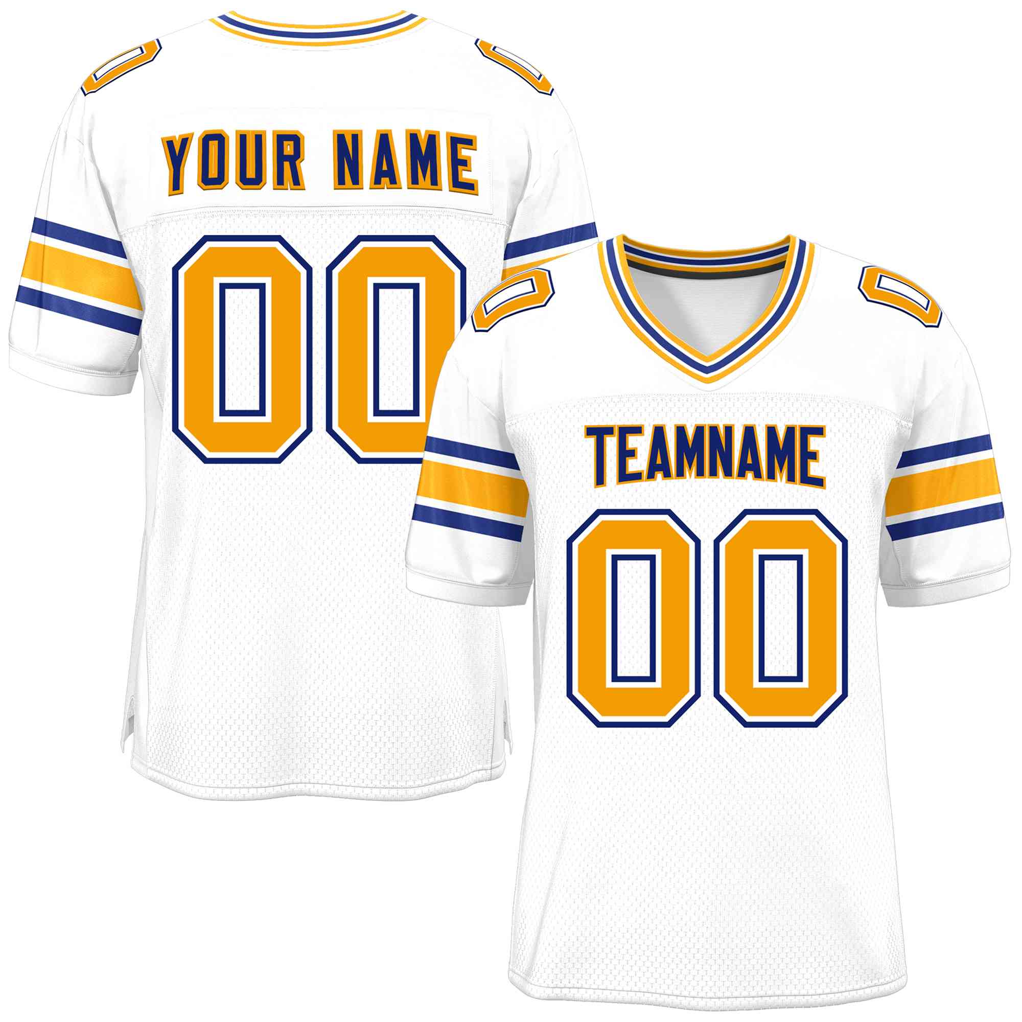 Custom Red Navy-White Classic Style Mesh American Football Jersey | KXKSHOP