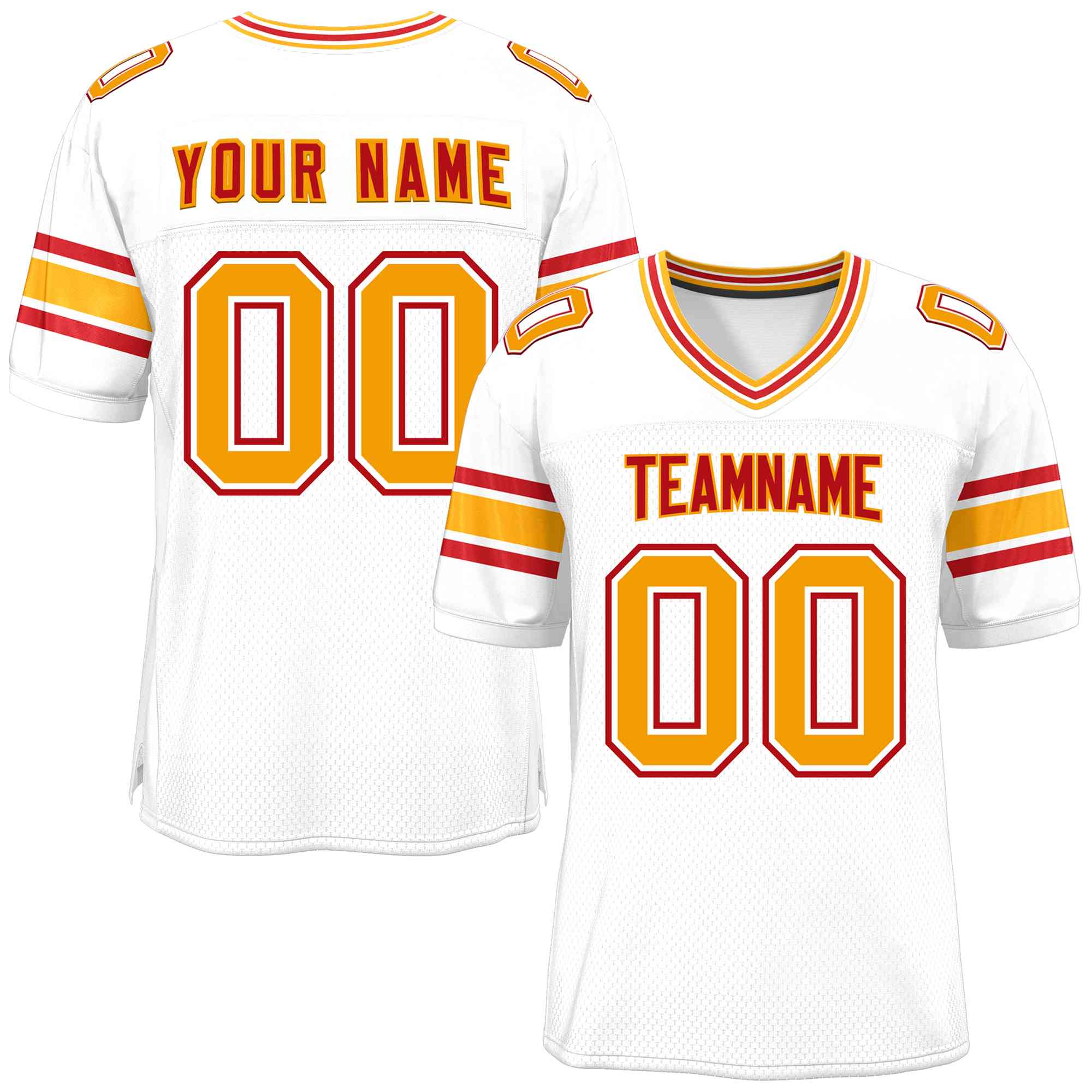 Custom Red Navy-White Classic Style Mesh American Football Jersey | KXKSHOP