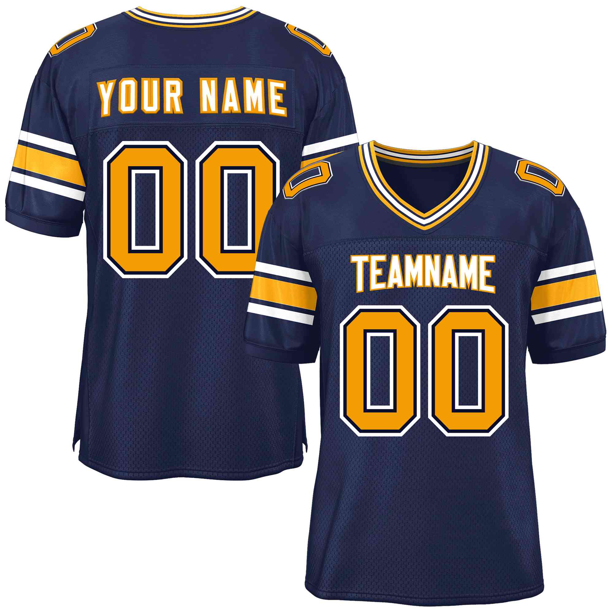 Custom Red Navy-White Classic Style Mesh American Football Jersey | KXKSHOP