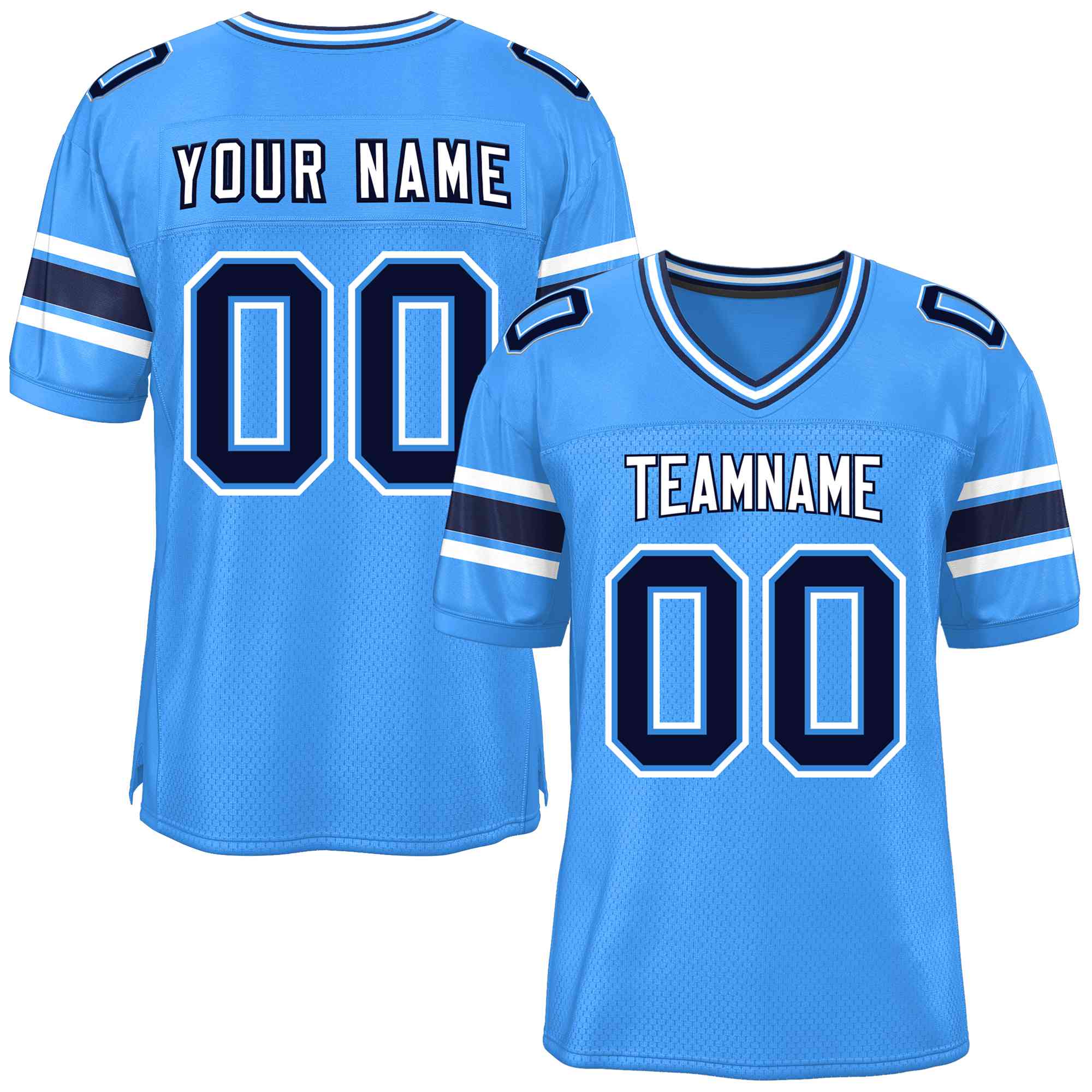 Custom Red Navy-White Classic Style Mesh American Football Jersey | KXKSHOP