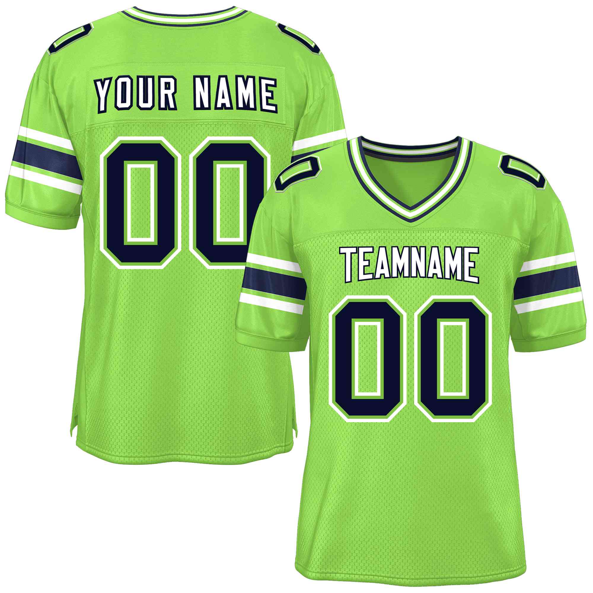 Custom Red Navy-White Classic Style Mesh American Football Jersey | KXKSHOP