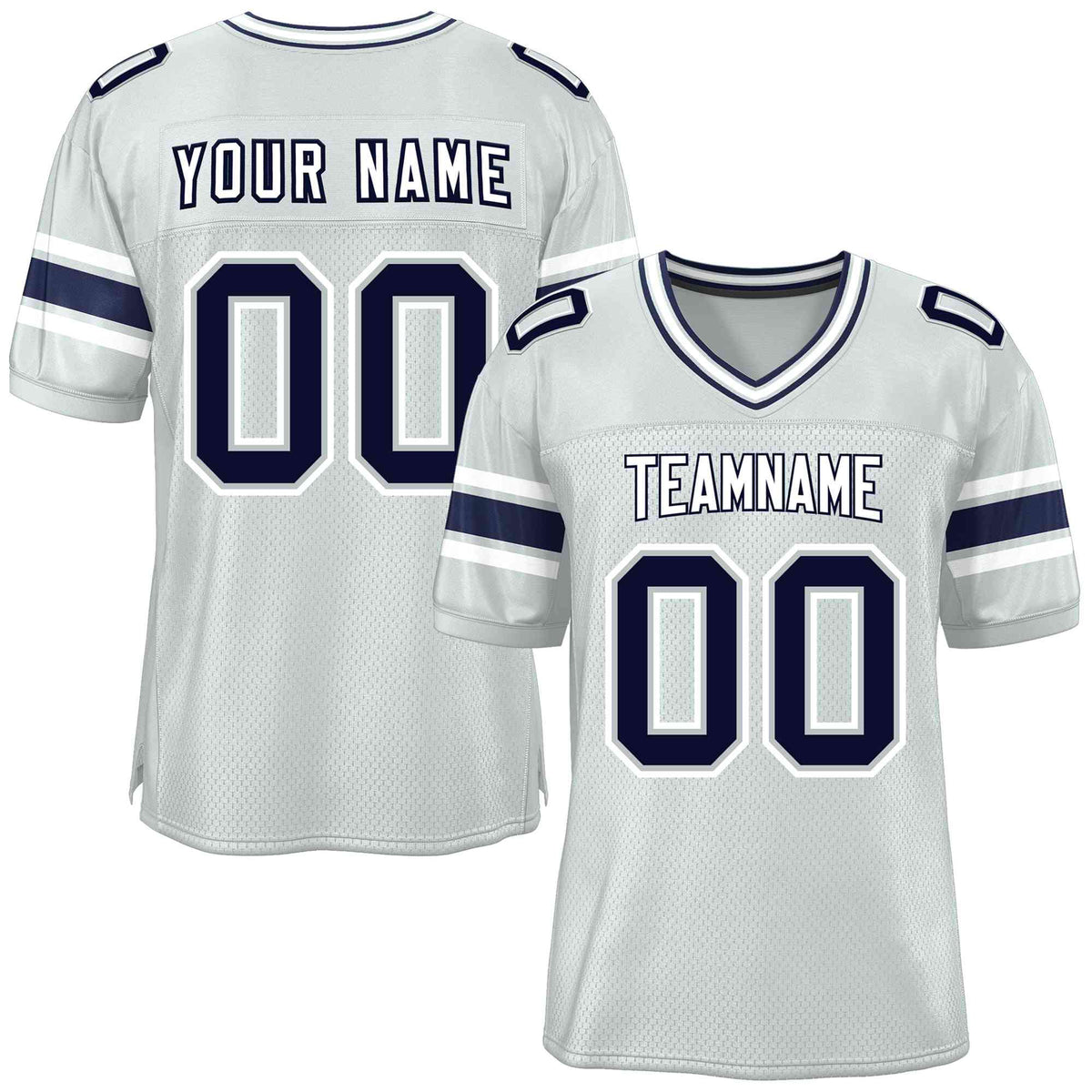 Custom Red Navy-White Classic Style Mesh American Football Jersey | KXKSHOP