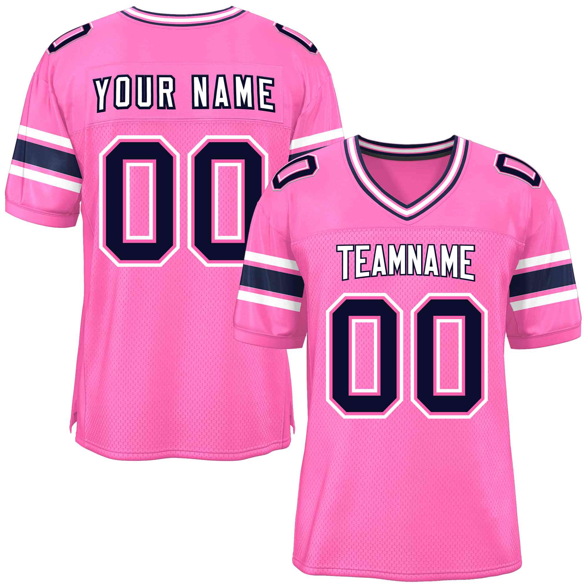 Custom Red Navy-White Classic Style Mesh American Football Jersey | KXKSHOP