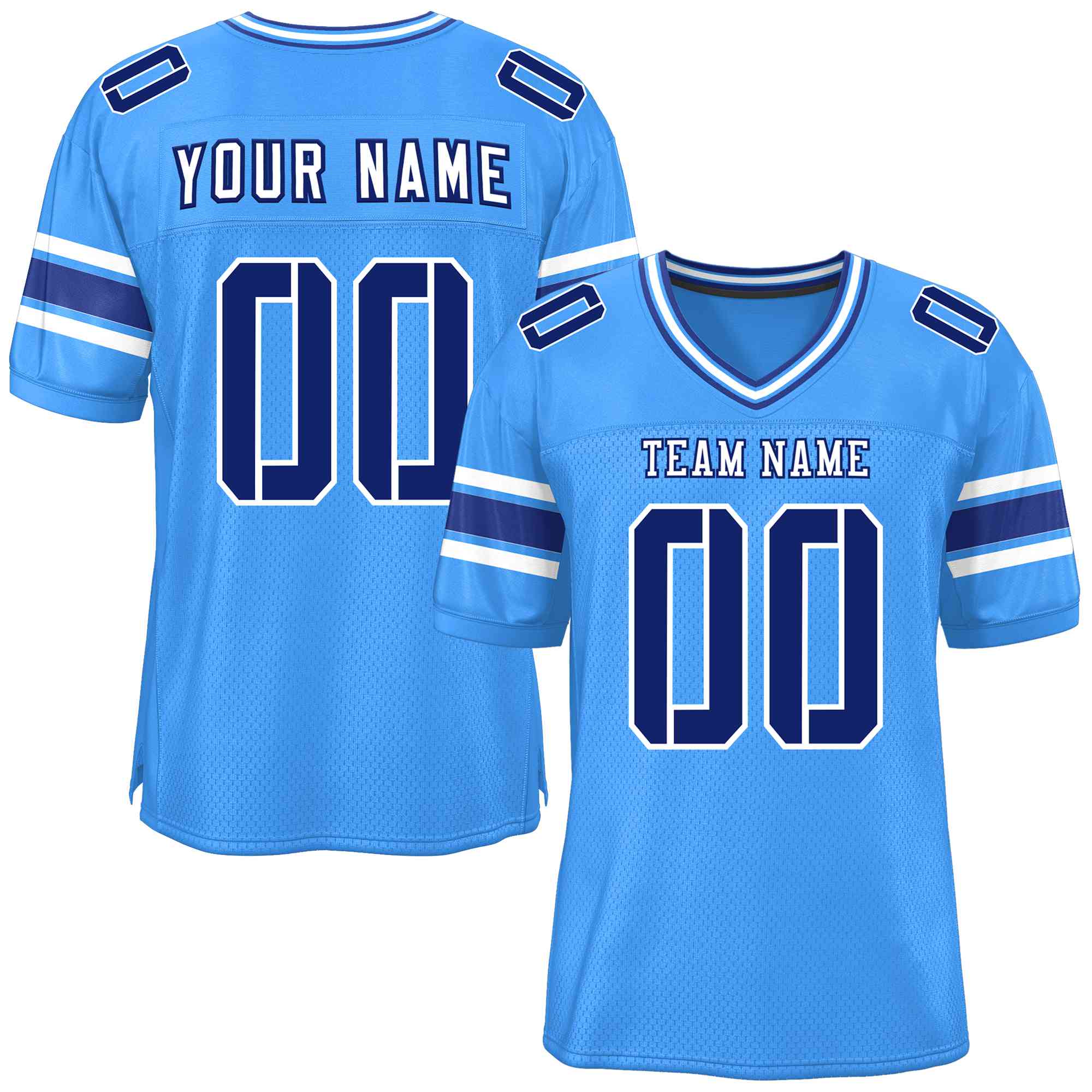 Custom Red Navy-White Classic Style Mesh American Football Jersey | KXKSHOP