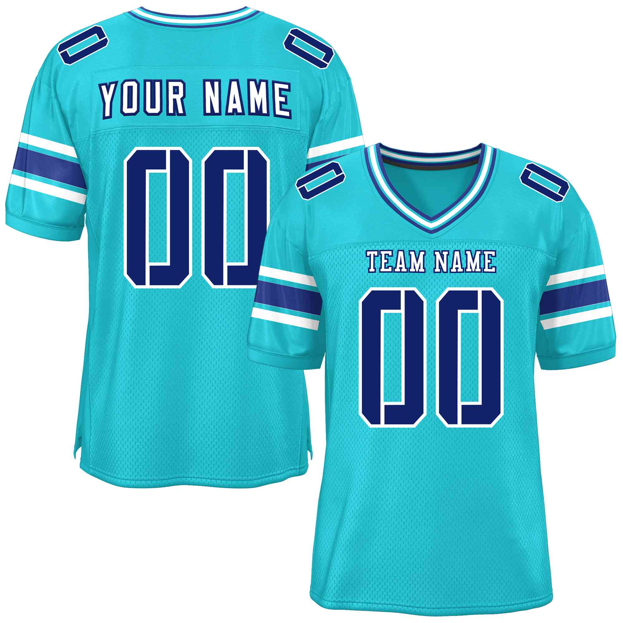 Custom Red Navy-White Classic Style Mesh American Football Jersey | KXKSHOP