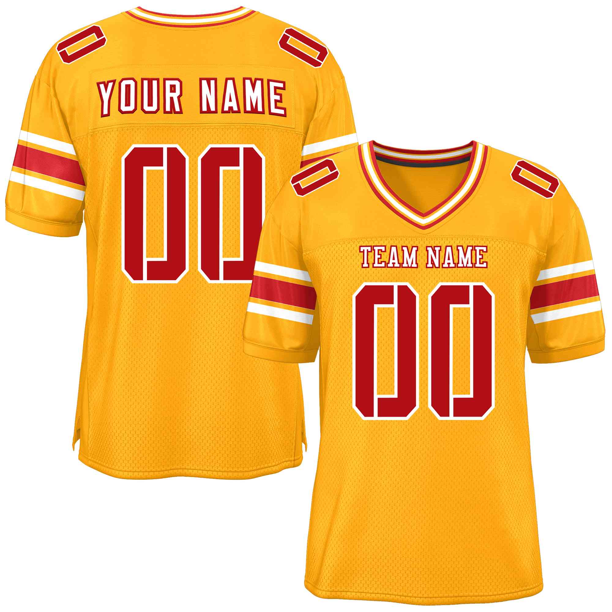 Custom Red Navy-White Classic Style Mesh American Football Jersey | KXKSHOP