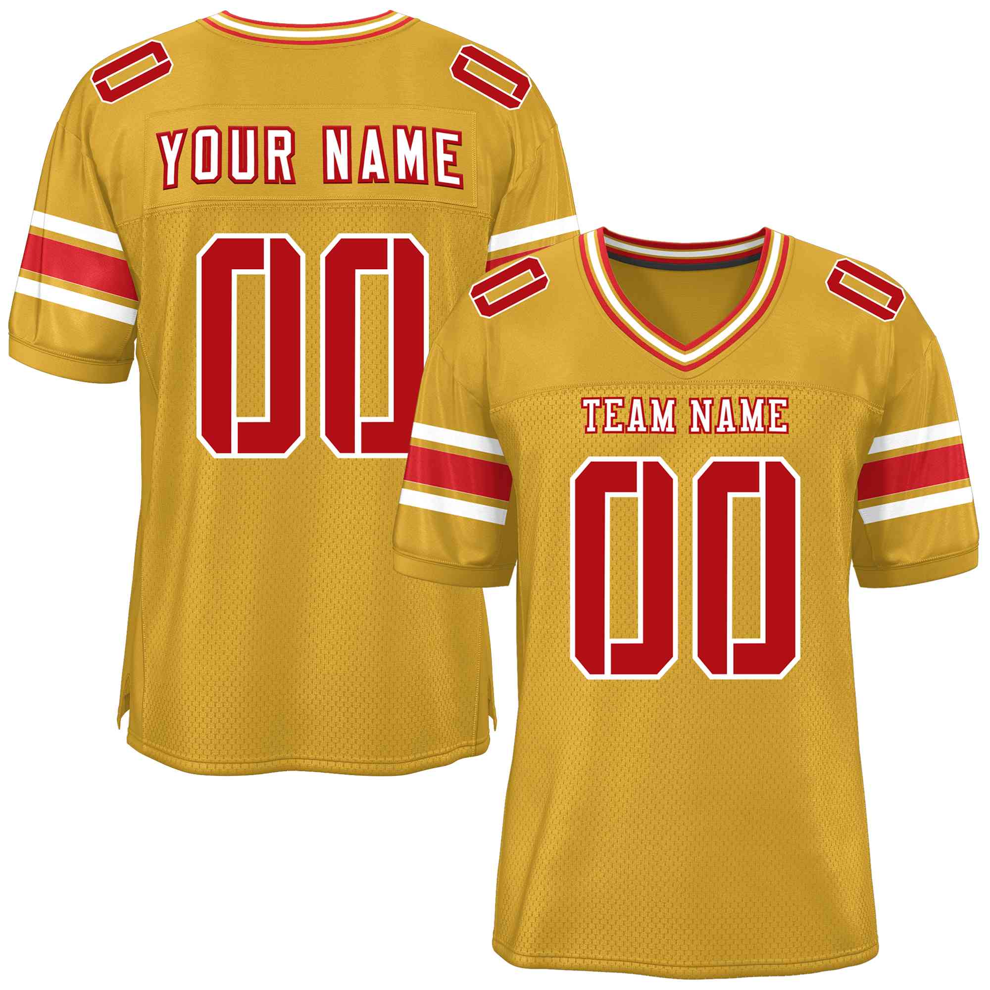 Custom Red Navy-White Classic Style Mesh American Football Jersey | KXKSHOP