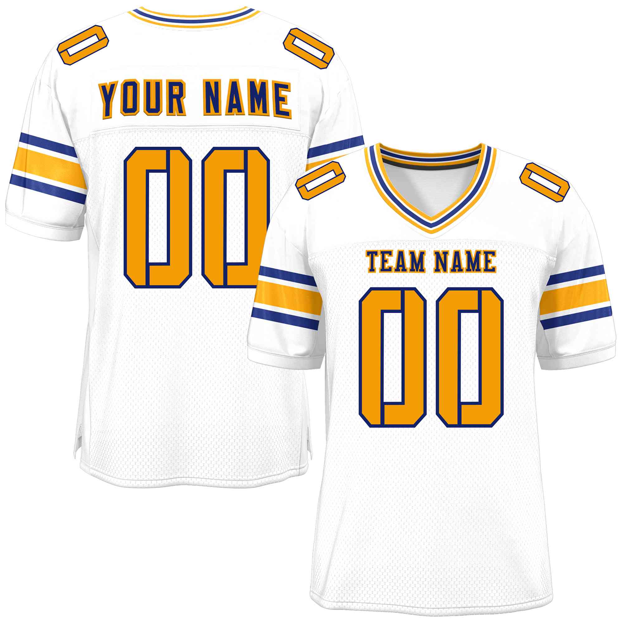 Custom Red Navy-White Classic Style Mesh American Football Jersey | KXKSHOP