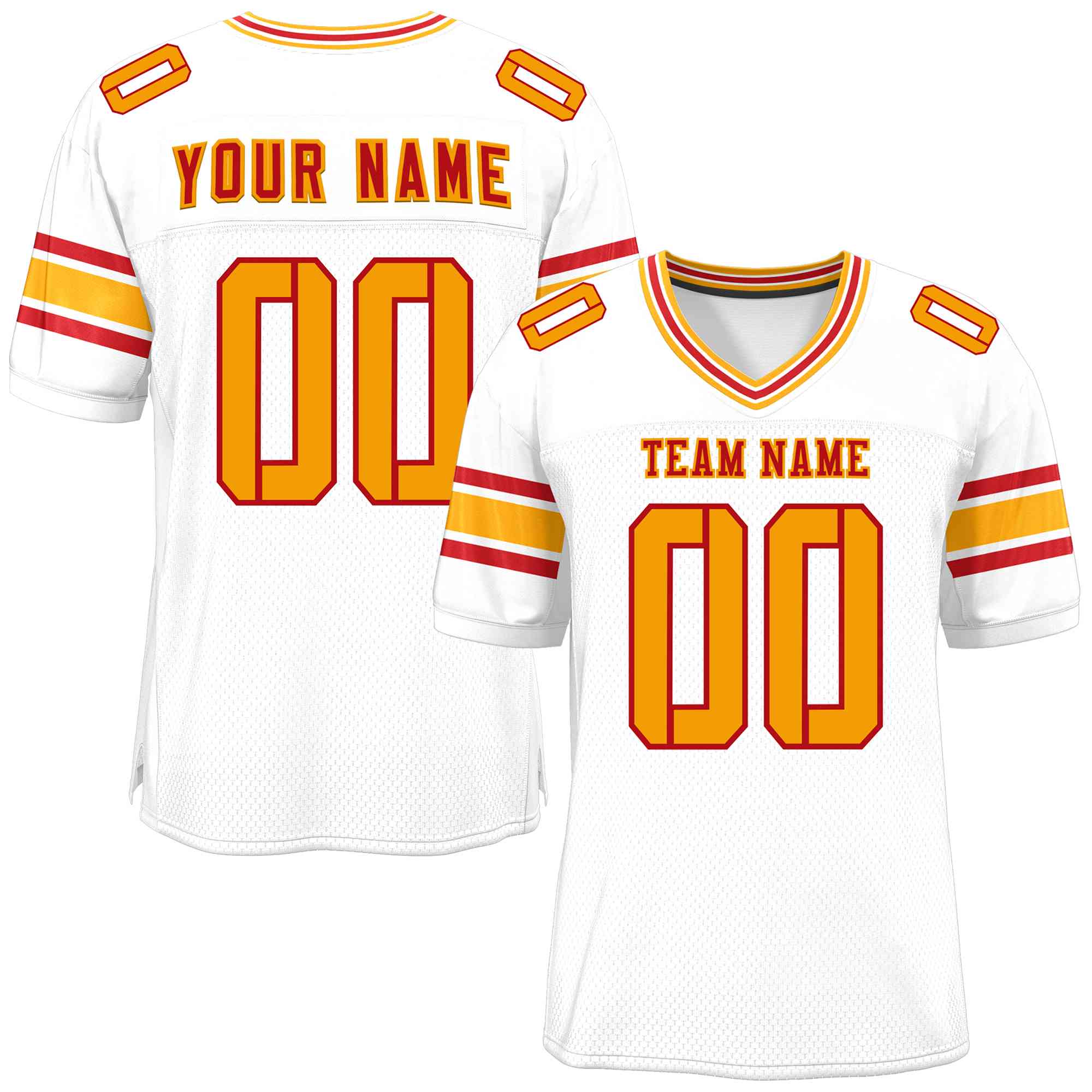 Custom Red Navy-White Classic Style Mesh American Football Jersey | KXKSHOP