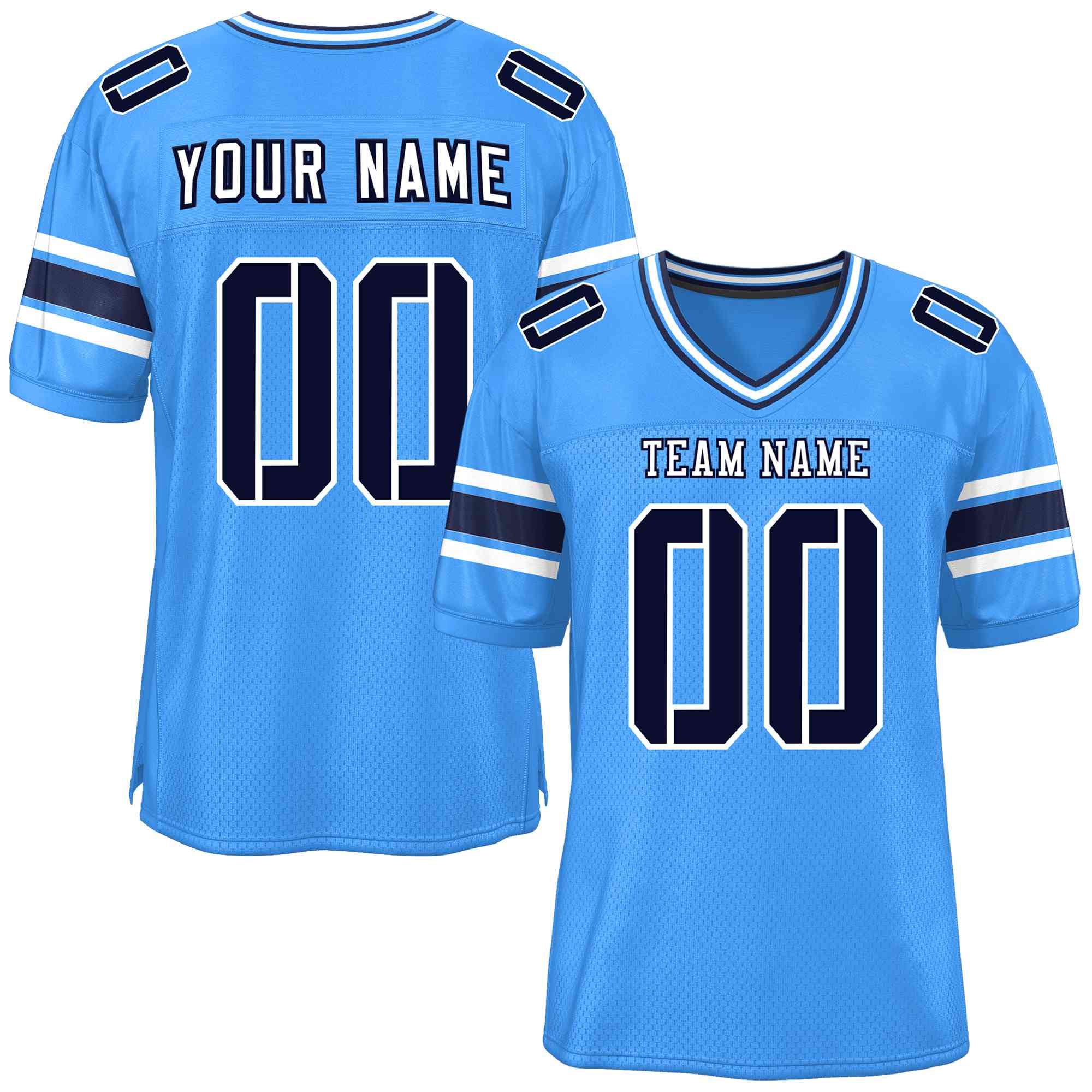 Custom Red Navy-White Classic Style Mesh American Football Jersey | KXKSHOP