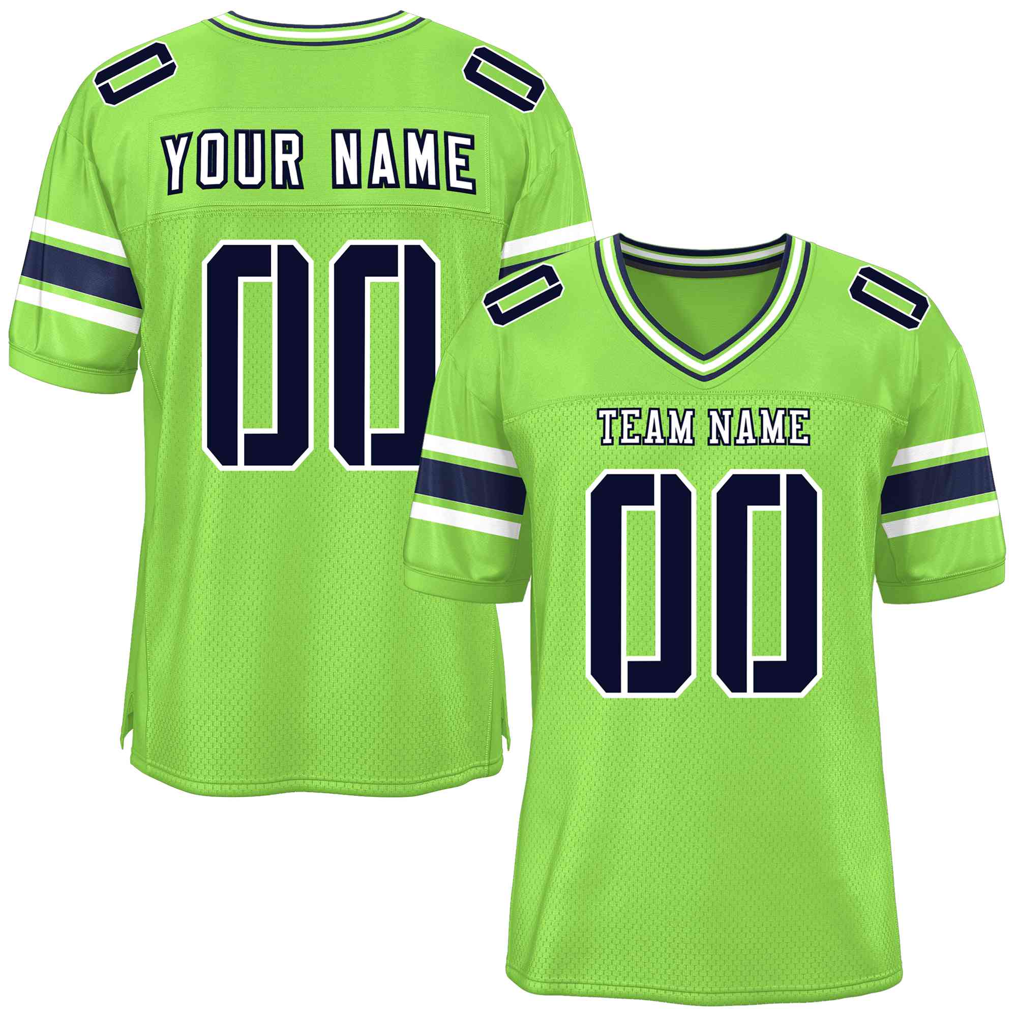 Custom Red Navy-White Classic Style Mesh American Football Jersey | KXKSHOP
