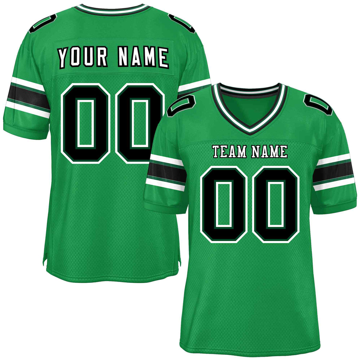 Custom Kelly Green Personalized Classic American Football Jersey | KXKSHOP