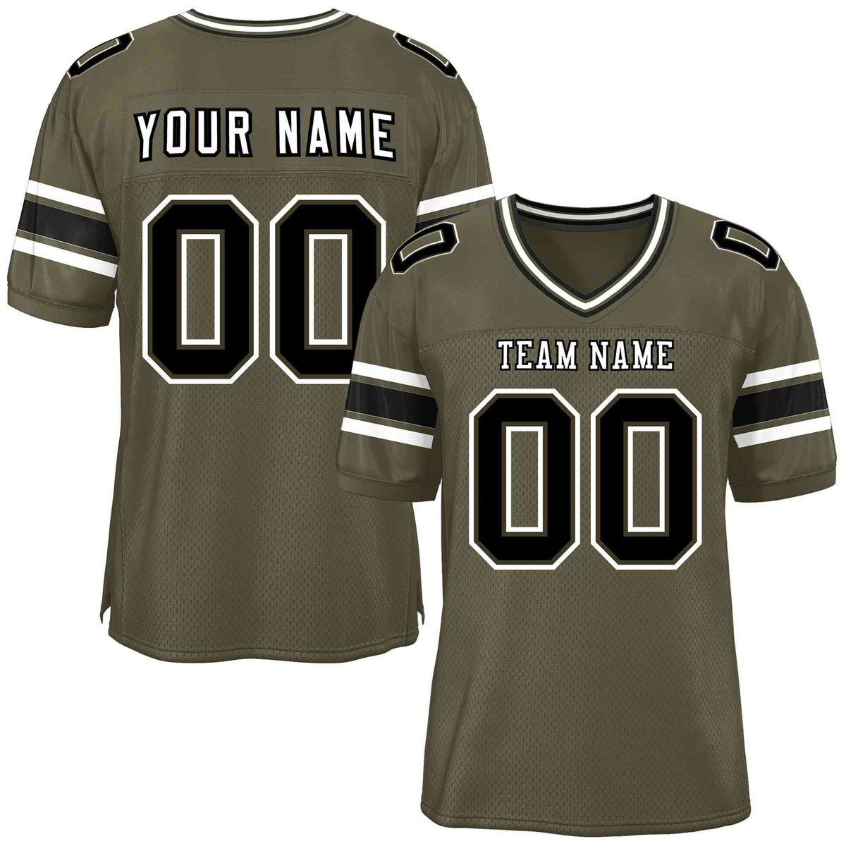 Custom Olive Personalized Classic American Football Jersey | KXKSHOP