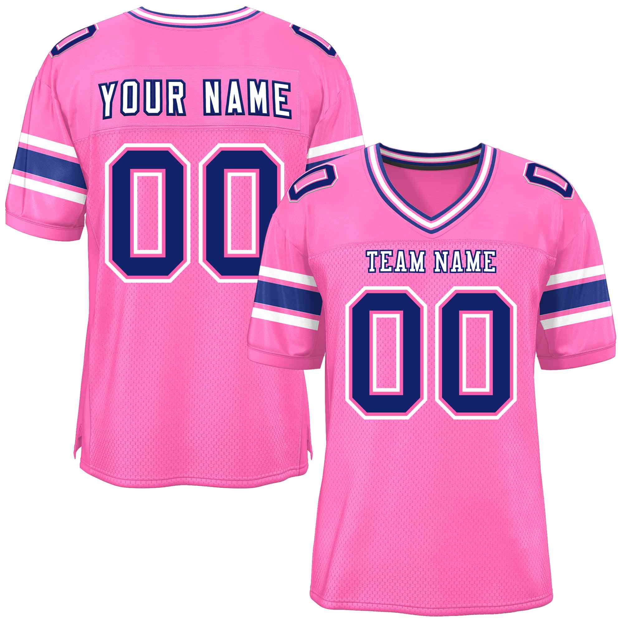 Custom Pink Personalized Classic American Football Jersey | KXKSHOP