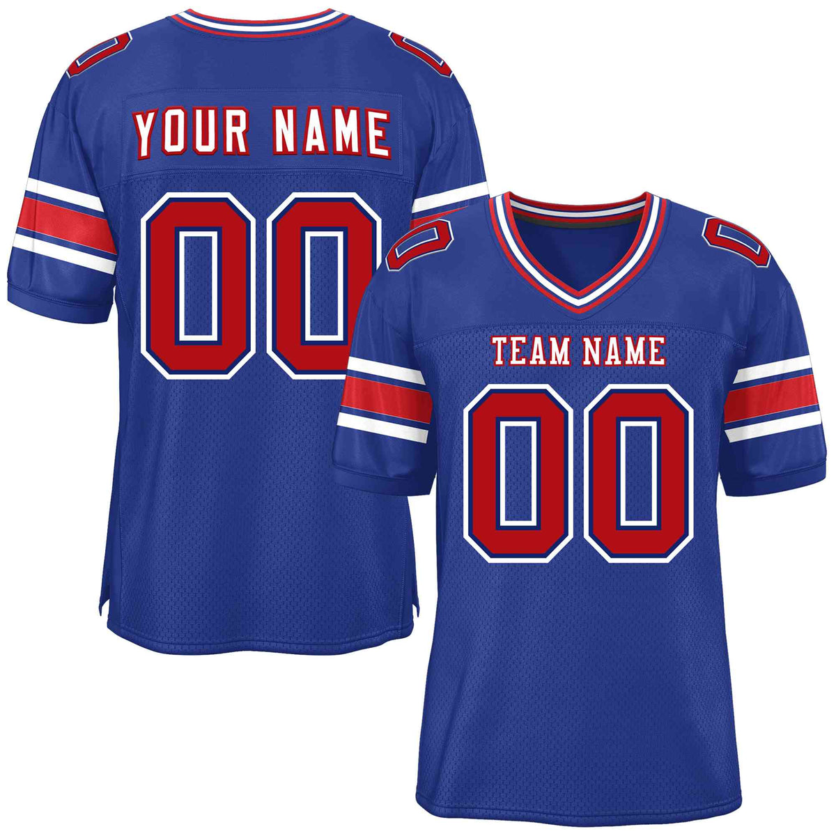 Custom Royal Personalized Classic American Football Jersey | KXKSHOP