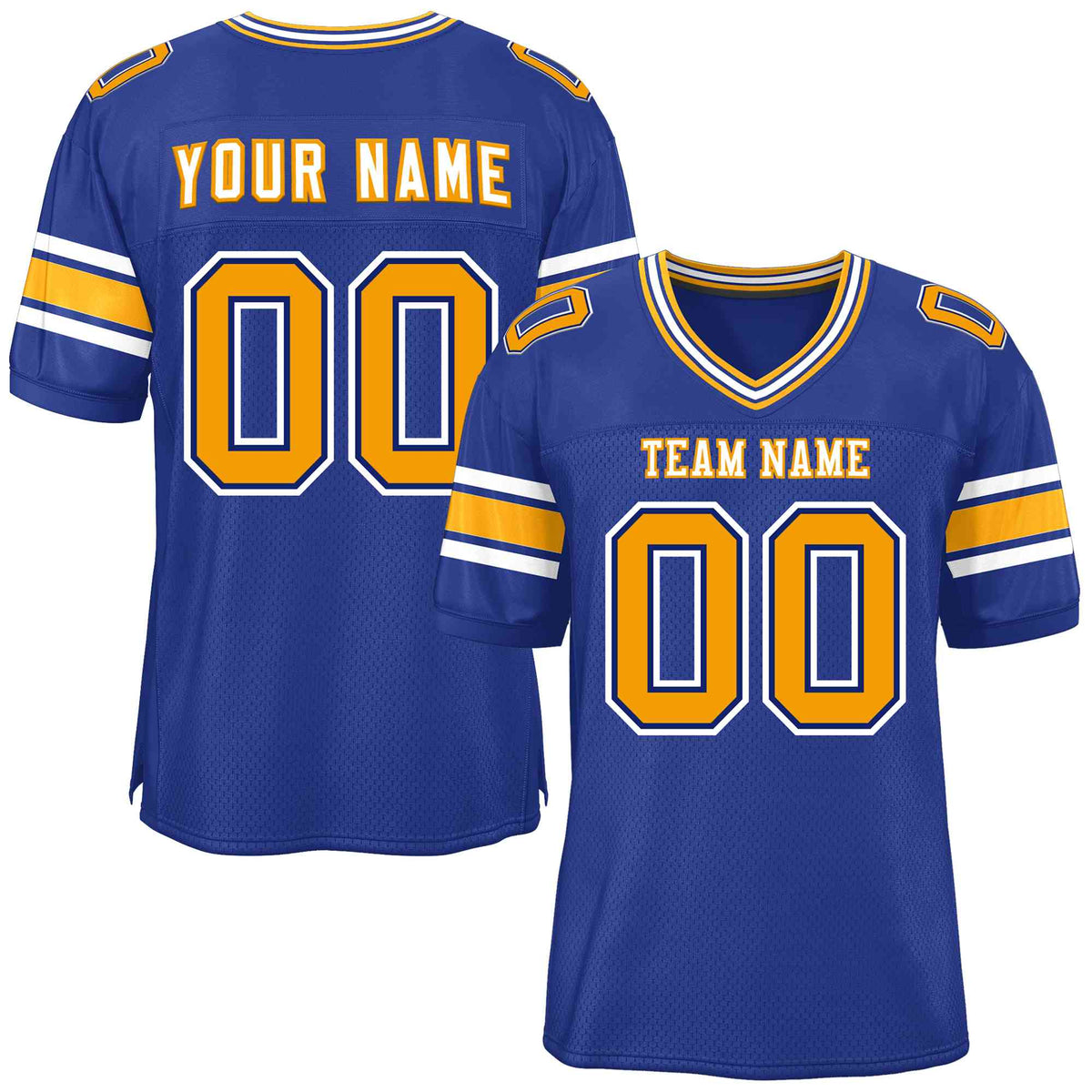 Custom Royal Personalized Classic American Football Jersey | KXKSHOP