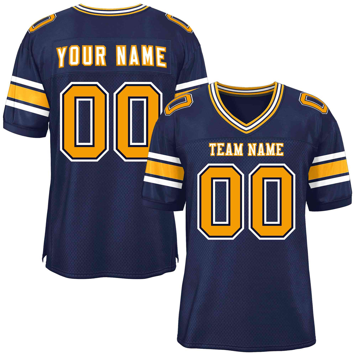 Custom Navy Personalized Classic American Football Jersey | KXKSHOP