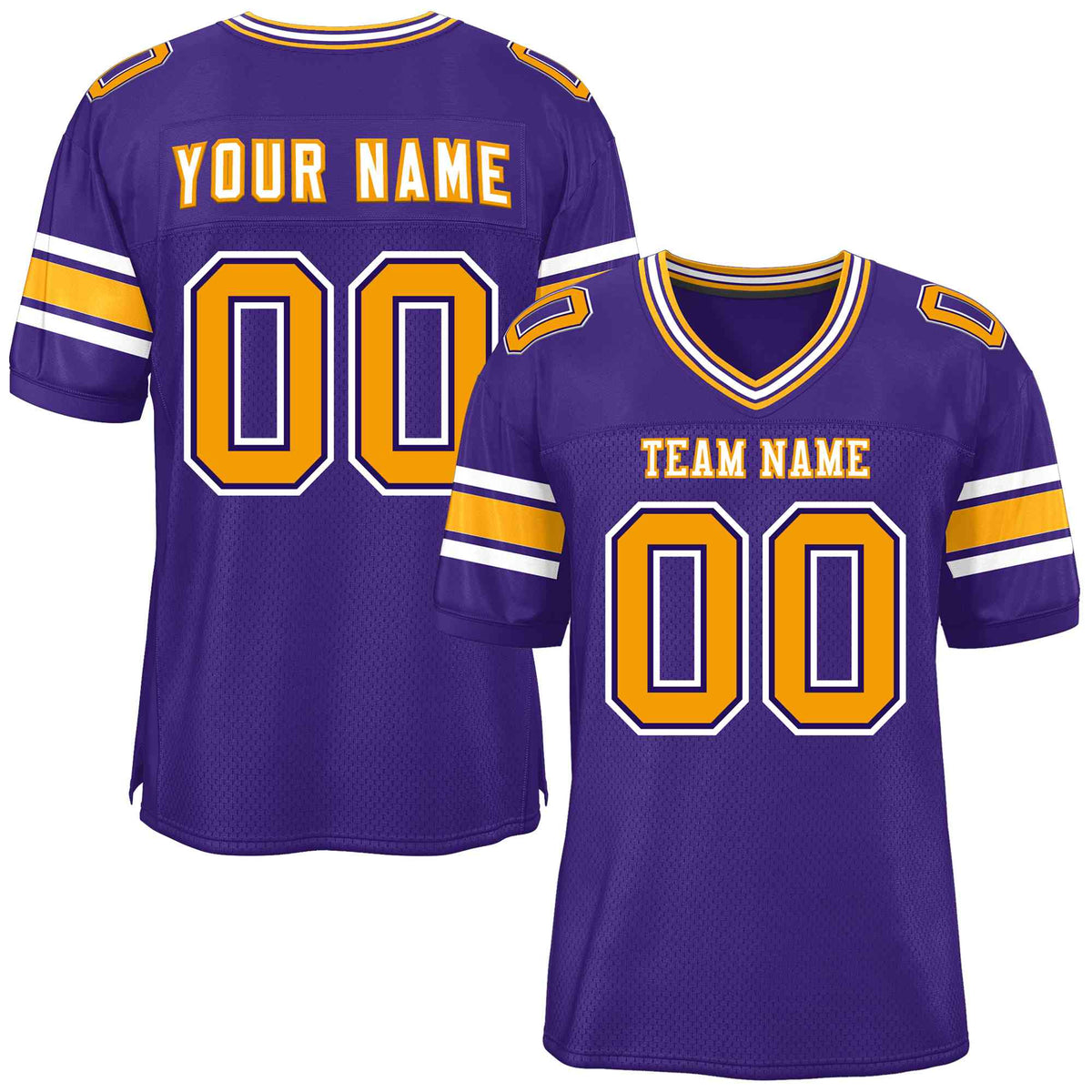 Custom Purple Personalized Classic American Football Jersey | KXKSHOP