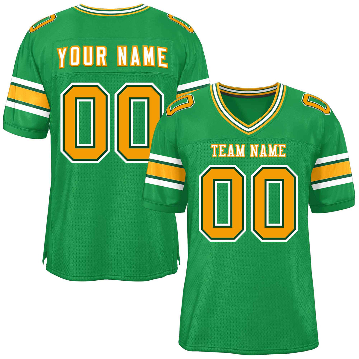 Custom Kelly Green Personalized Classic American Football Jersey | KXKSHOP
