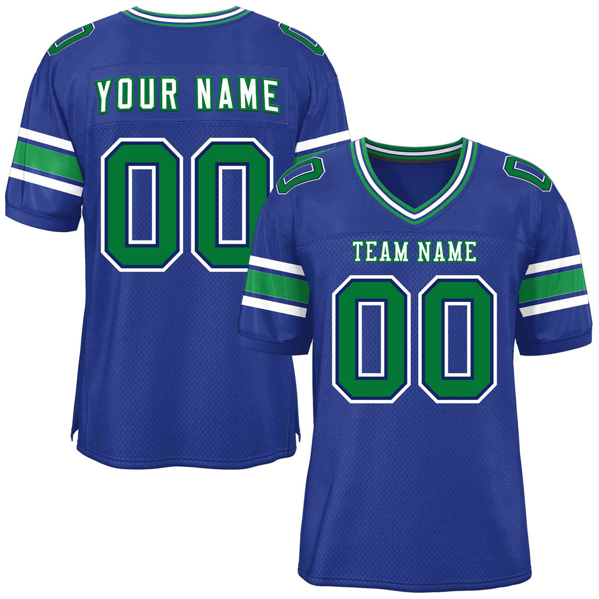 Custom Royal Personalized Classic American Football Jersey | KXKSHOP