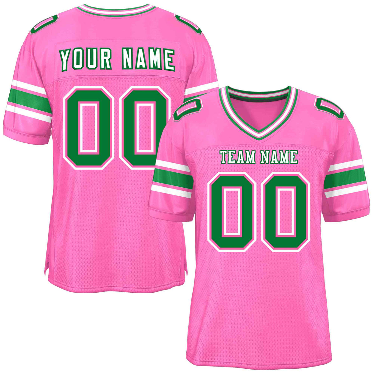 Custom Pink Personalized Classic American Football Jersey | KXKSHOP