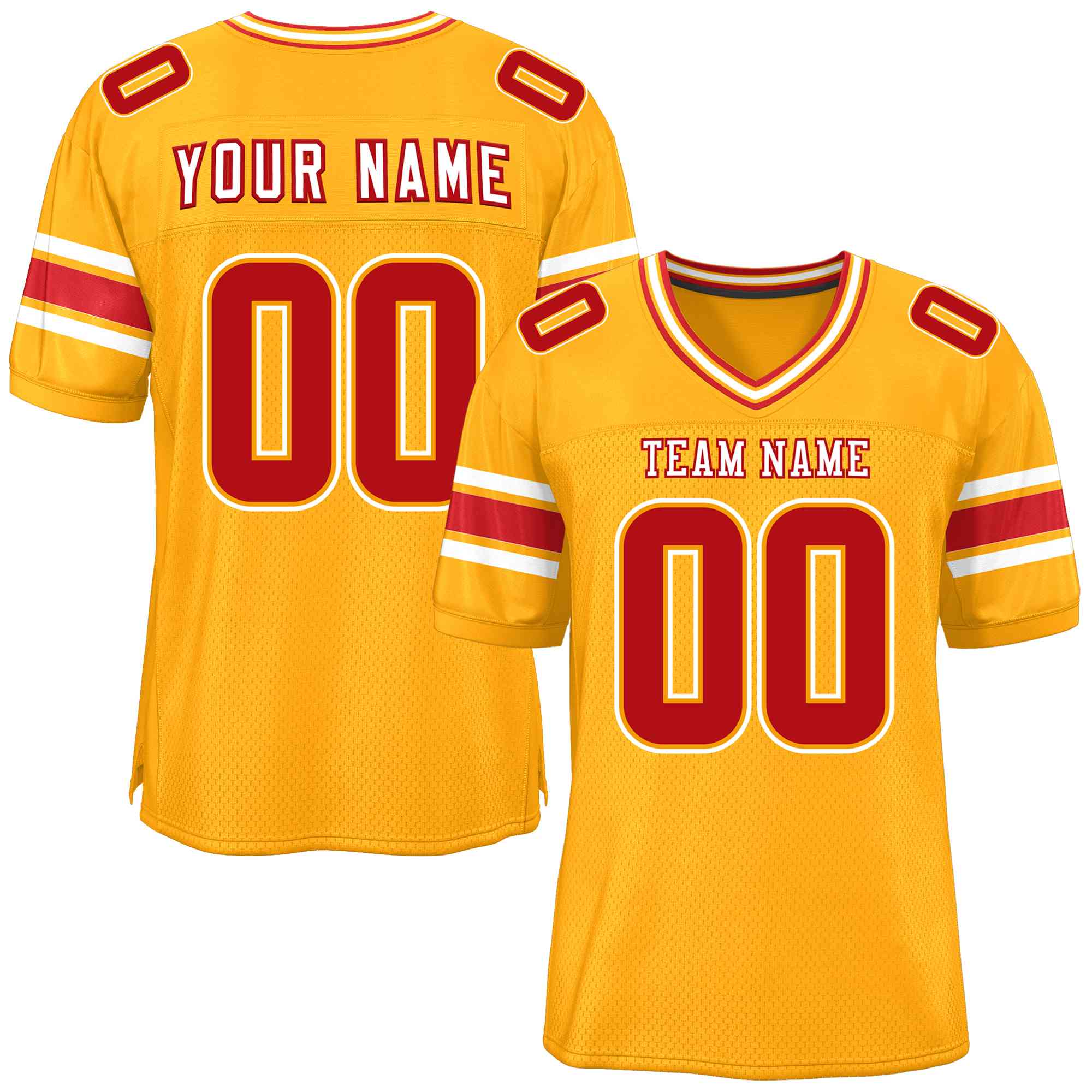 Custom Red Navy-White Classic Style Mesh American Football Jersey | KXKSHOP