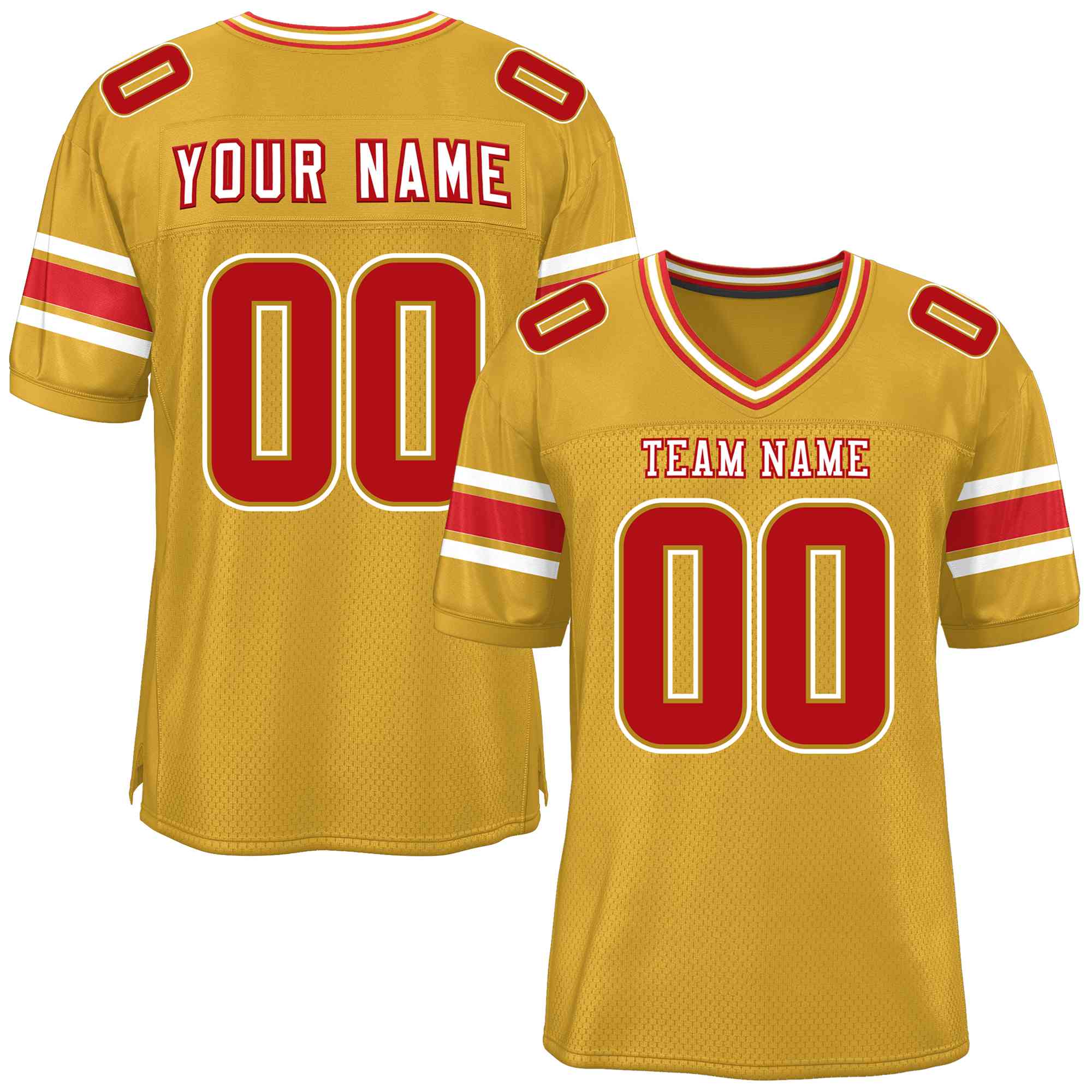 Custom Red Navy-White Classic Style Mesh American Football Jersey | KXKSHOP
