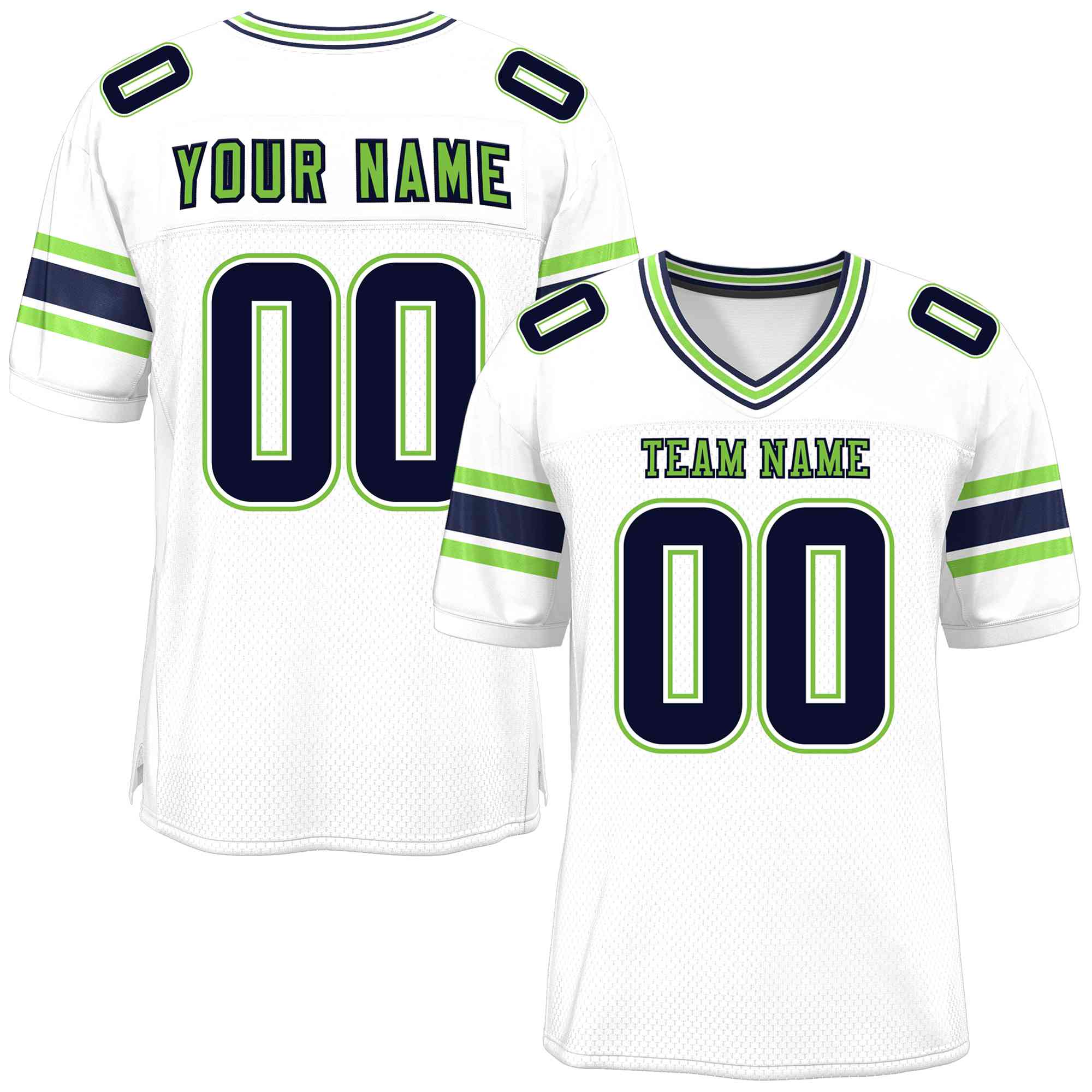 Custom Red Navy-White Classic Style Mesh American Football Jersey | KXKSHOP