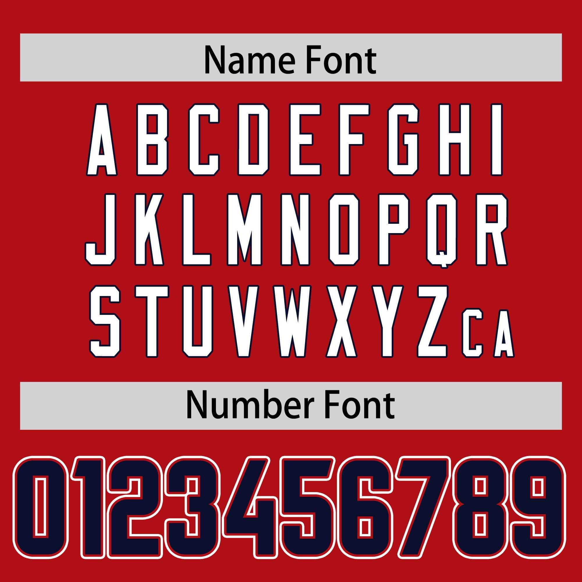 Custom Red Navy-White Classic Style Mesh American Football Jersey | KXKSHOP