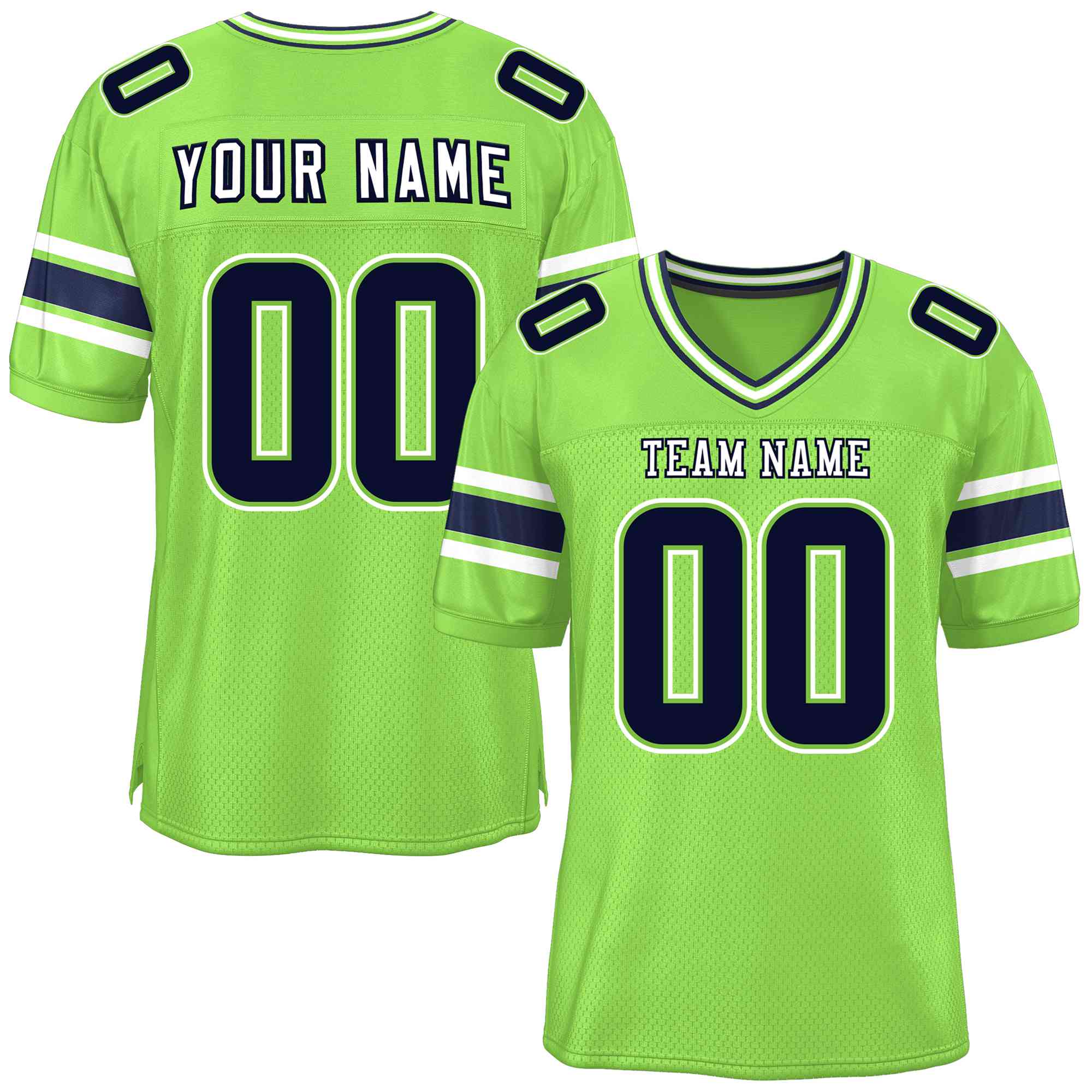 Custom Red Navy-White Classic Style Mesh American Football Jersey | KXKSHOP