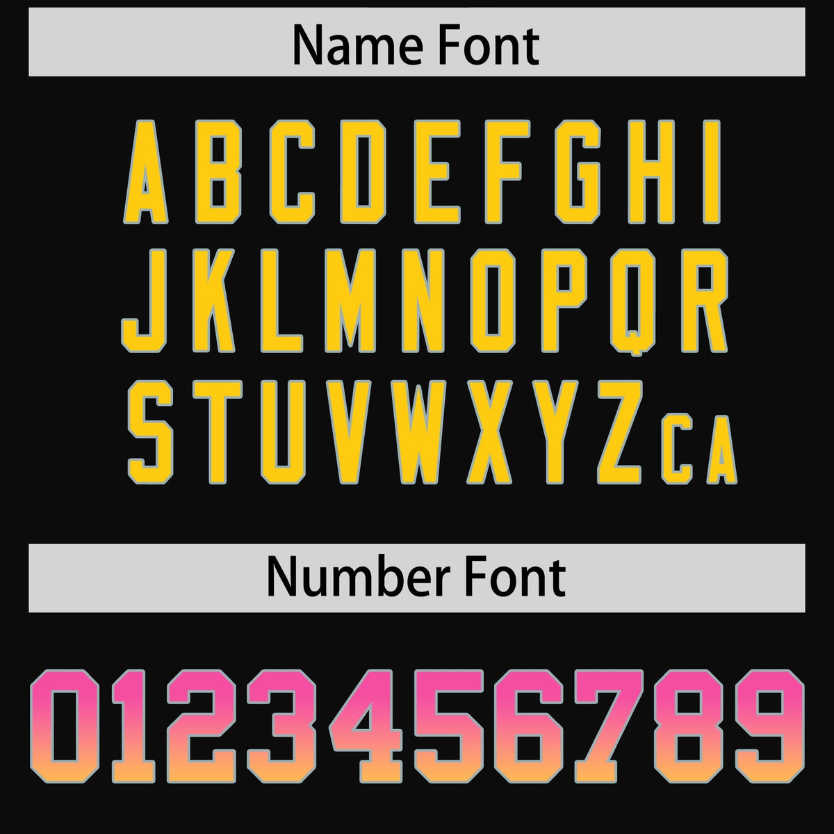 Custom Black Pink and Gold Sides Gradient Fashion Personalized Team American Football Jersey