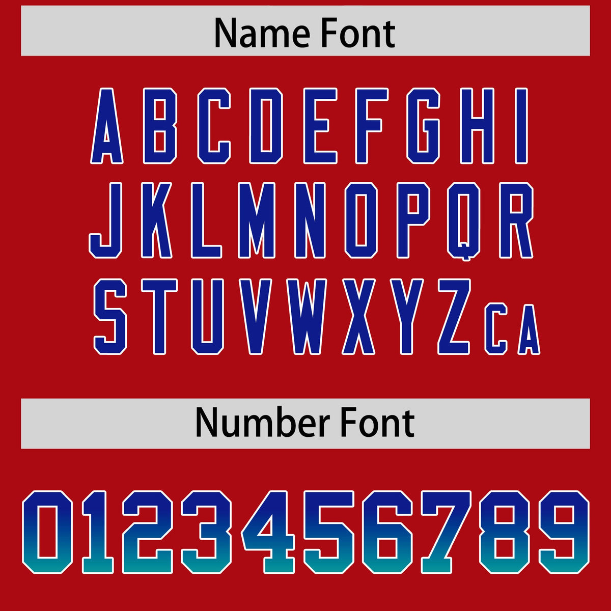 Custom Red Royal and Bright Green Sides Gradient Fashion Personalized Team American Football Jersey