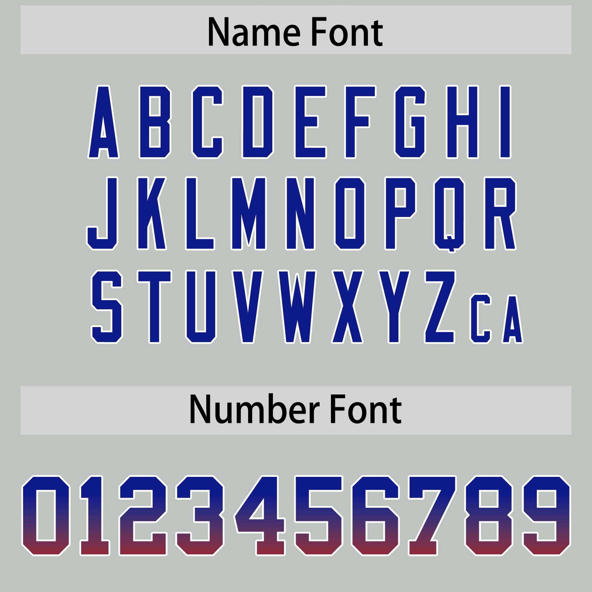Custom Gray Royal and Red Sides Gradient Fashion Personalized Team American Football Jersey