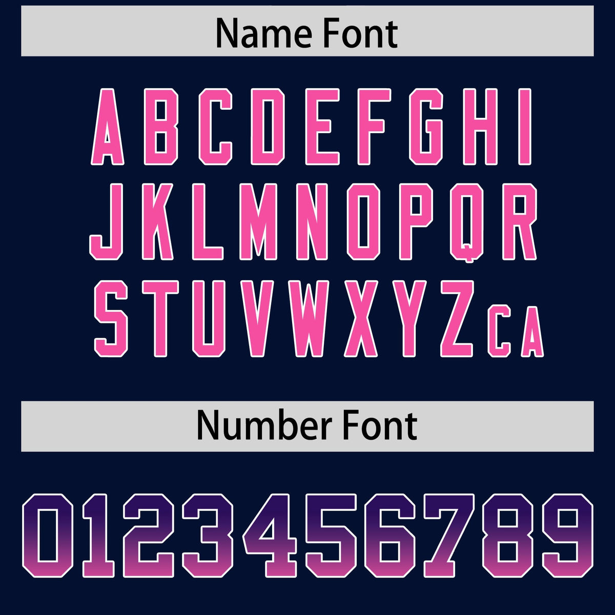 Custom Navy Purple and Pink Sides Gradient Fashion Personalized Team American Football Jersey