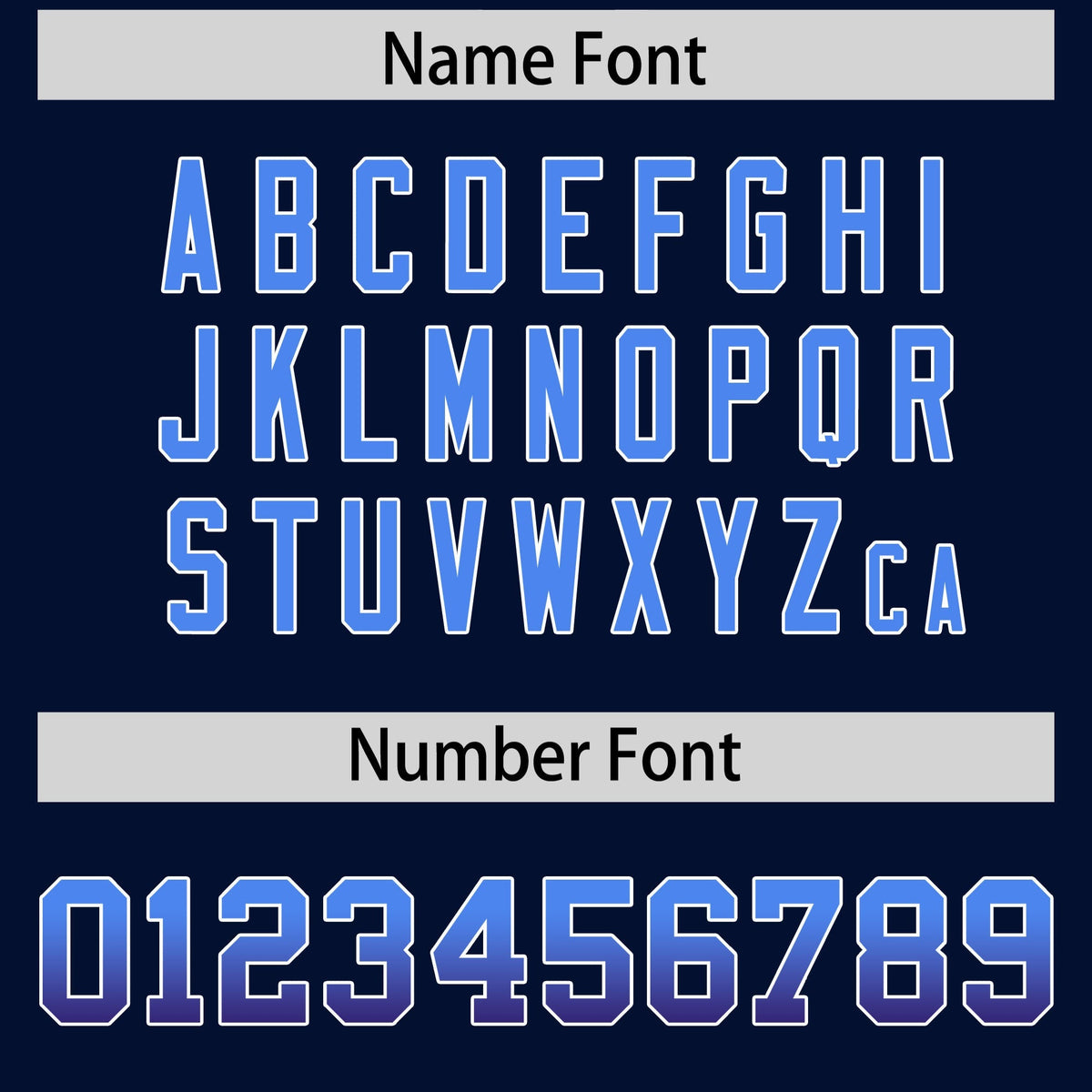 Custom Navy Powder Blue and Purple Sides Gradient Fashion Personalized Team American Football Jersey