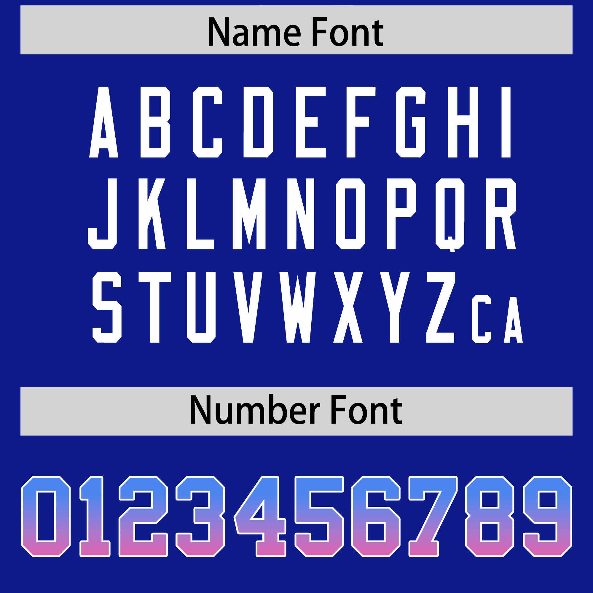Custom Royal Powder Blue and Pink Sides Gradient Fashion Personalized Team American Football Jersey