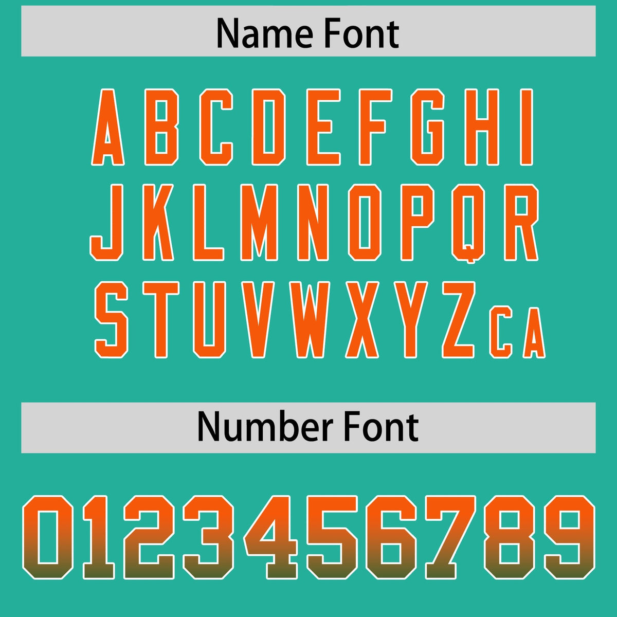 Custom Bright Green Orange and Kelly Green Sides Gradient Fashion Personalized Team American Football Jersey