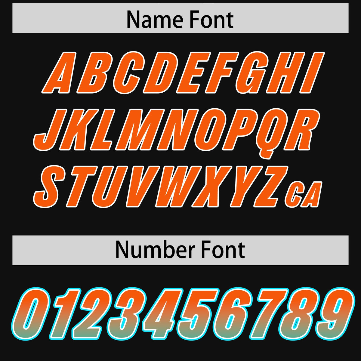 Custom Black Orange and Bright Green Sides Gradient Fashion Personalized Team American Football Jersey